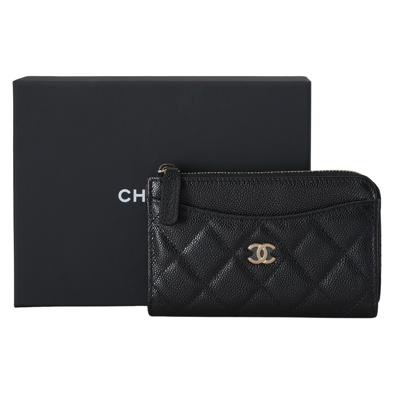 CHANEL(NEW)샤넬 AP3179 캐비어 지퍼 카드홀더 (새상품) NEW PRODUCT