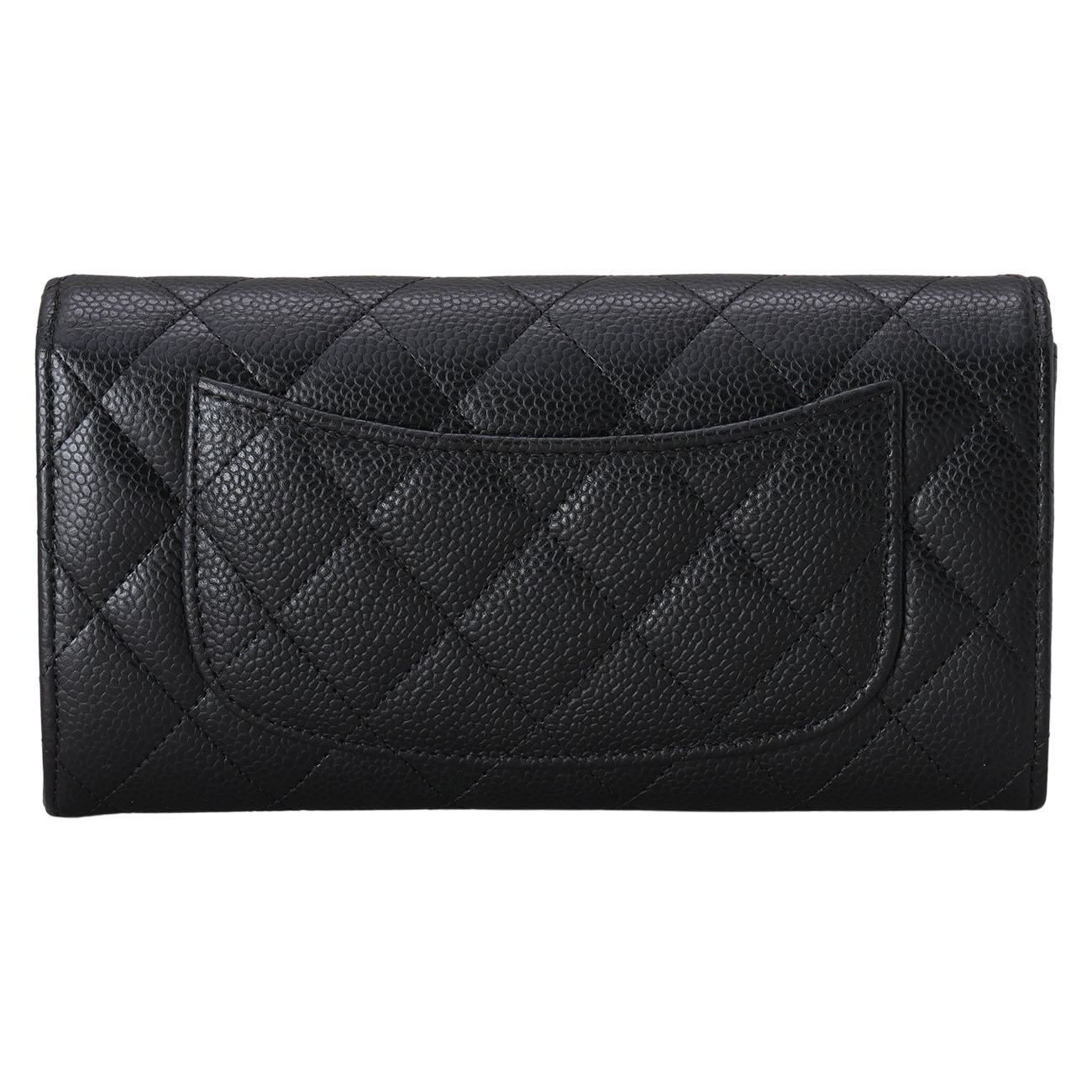 CHANEL(USED)샤넬 AP0214 캐비어 플랩 장지갑