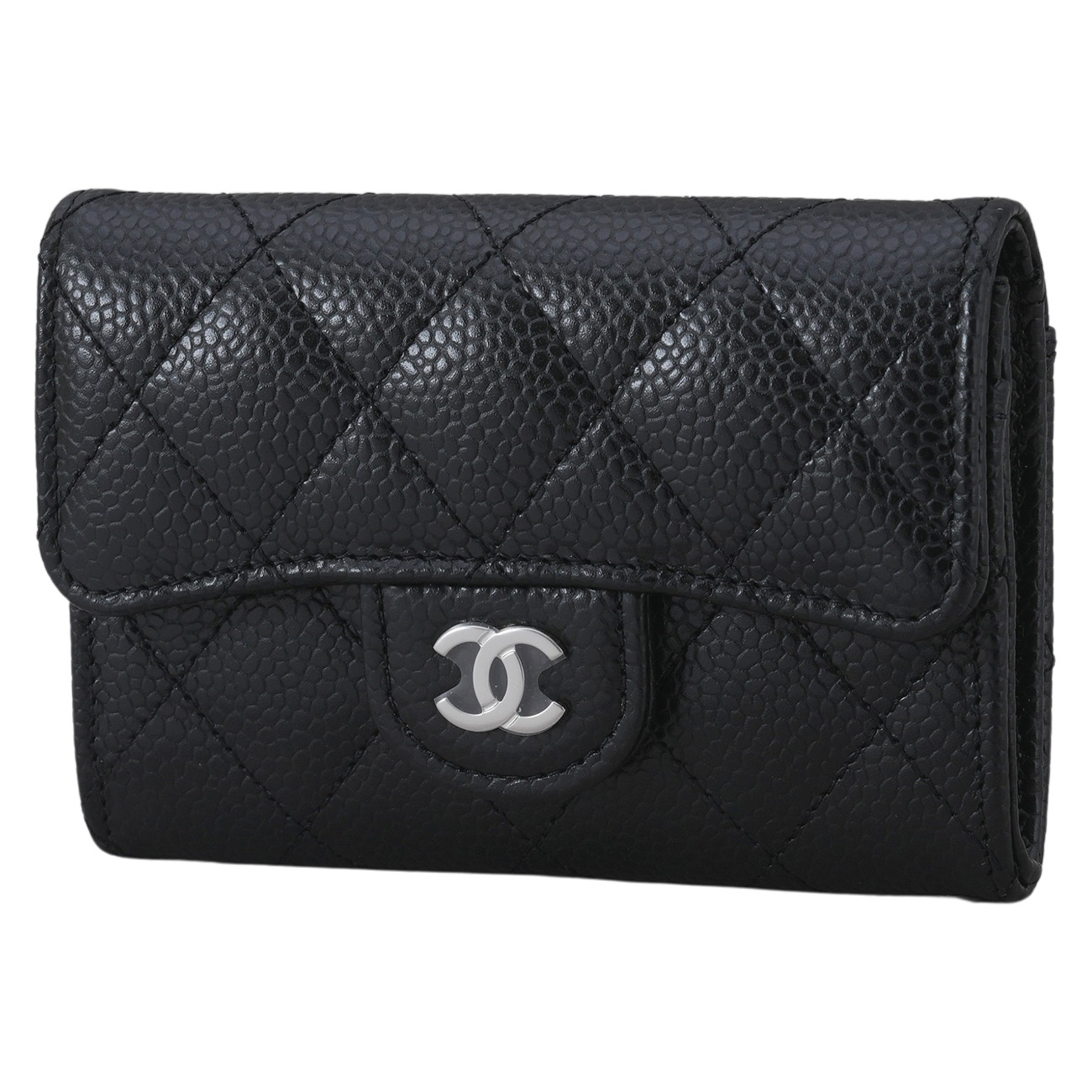 CHANEL(NEW)샤넬 캐비어 클래식 카드지갑