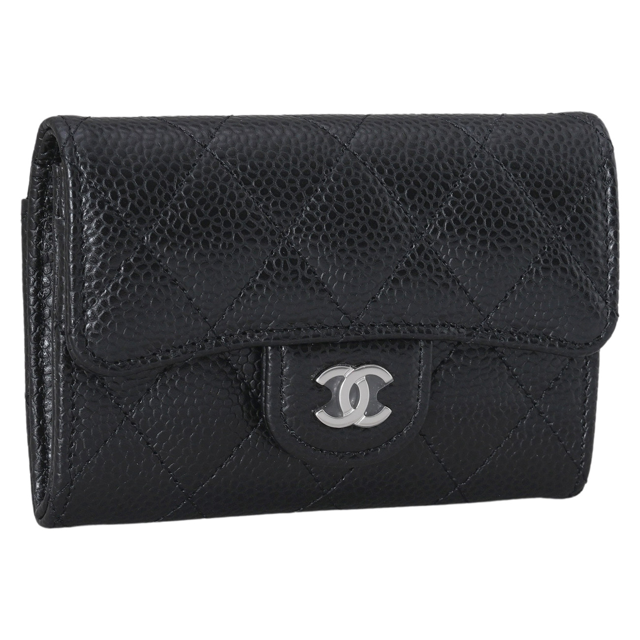 CHANEL(NEW)샤넬 캐비어 클래식 카드지갑