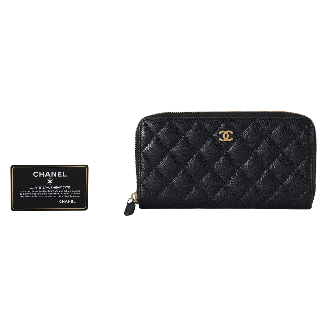 CHANEL(USED)샤넬 클래식 캐비어 장지갑
