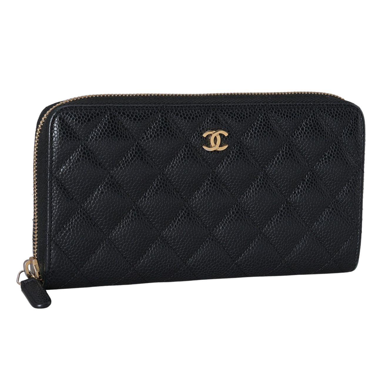 CHANEL(USED)샤넬 클래식 캐비어 장지갑