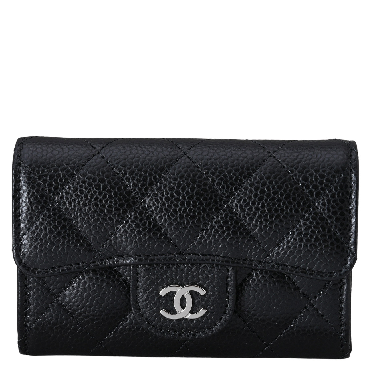 CHANEL(USED)샤넬 클래식 캐비어 카드지갑
