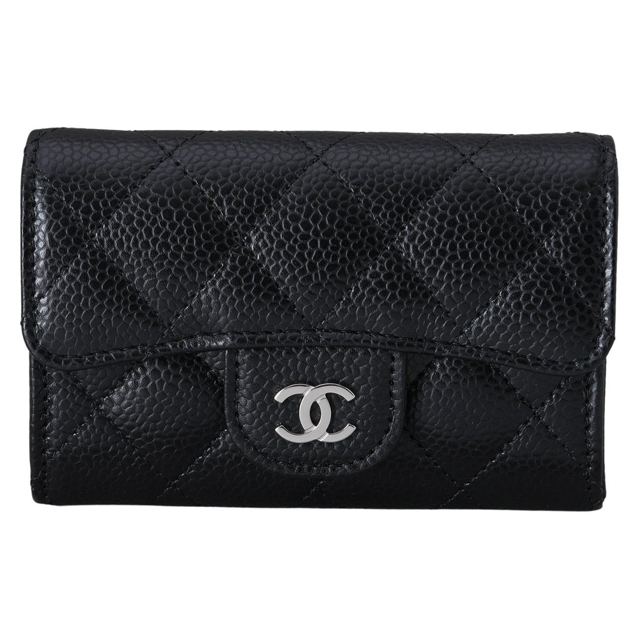 CHANEL(USED)샤넬 클래식 캐비어 카드지갑