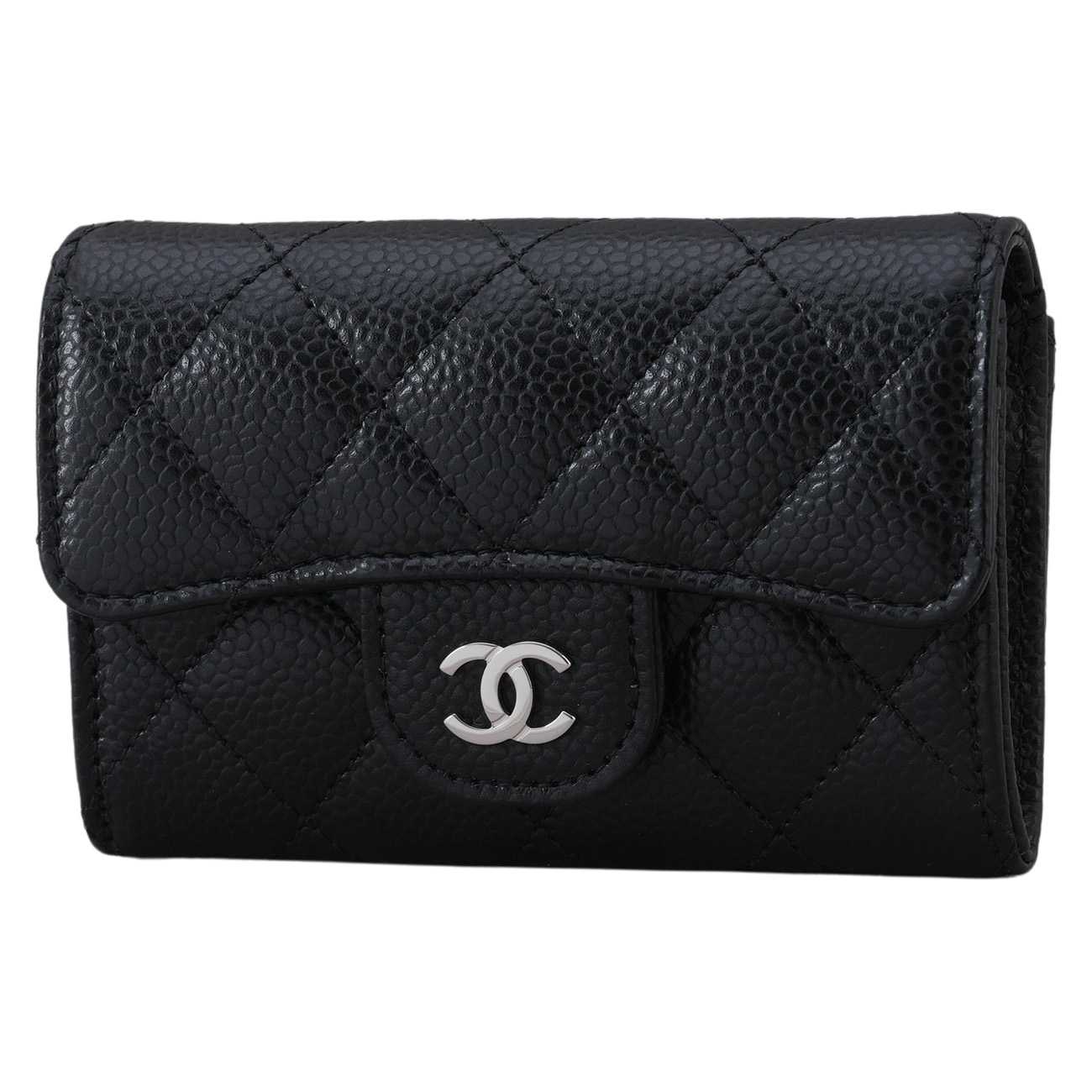 CHANEL(USED)샤넬 클래식 캐비어 카드지갑