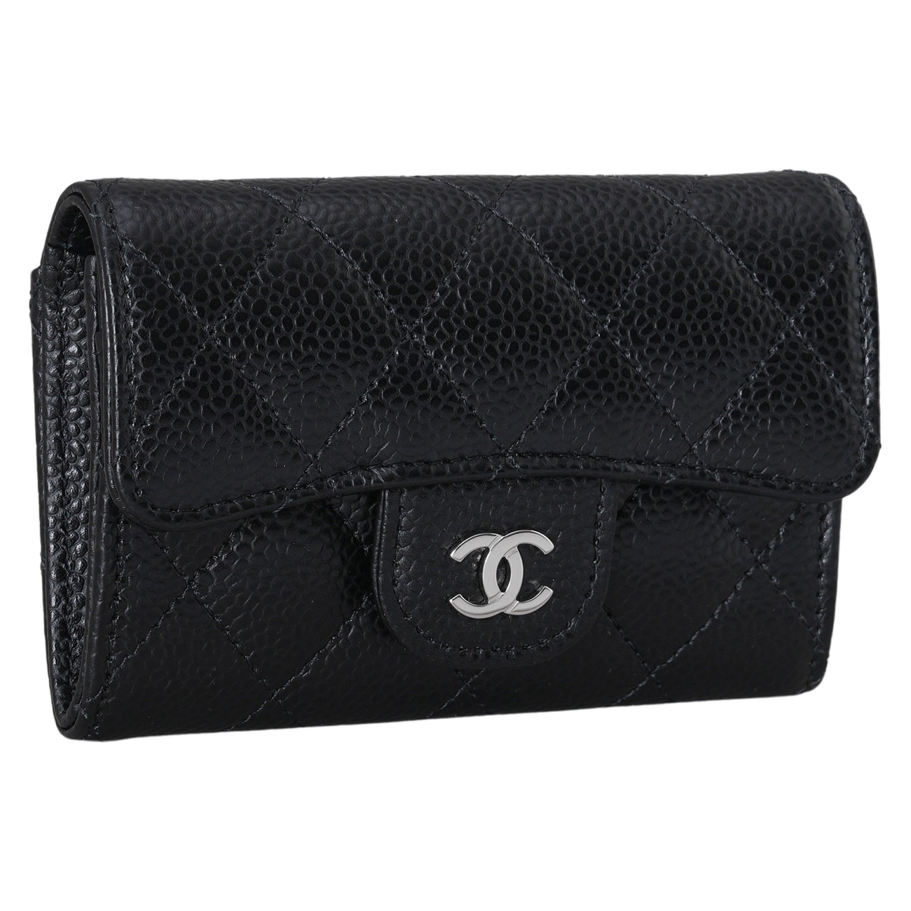 CHANEL(USED)샤넬 클래식 캐비어 카드지갑