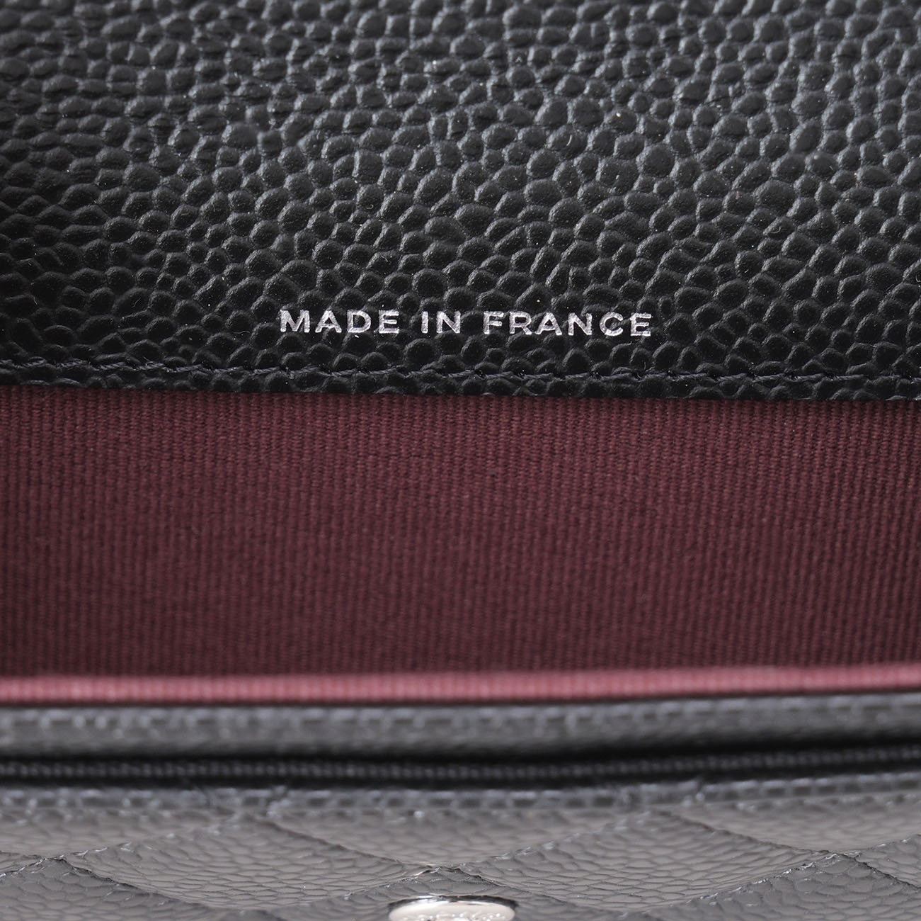 CHANEL(USED)샤넬 캐비어 클래식 카드지갑 은장