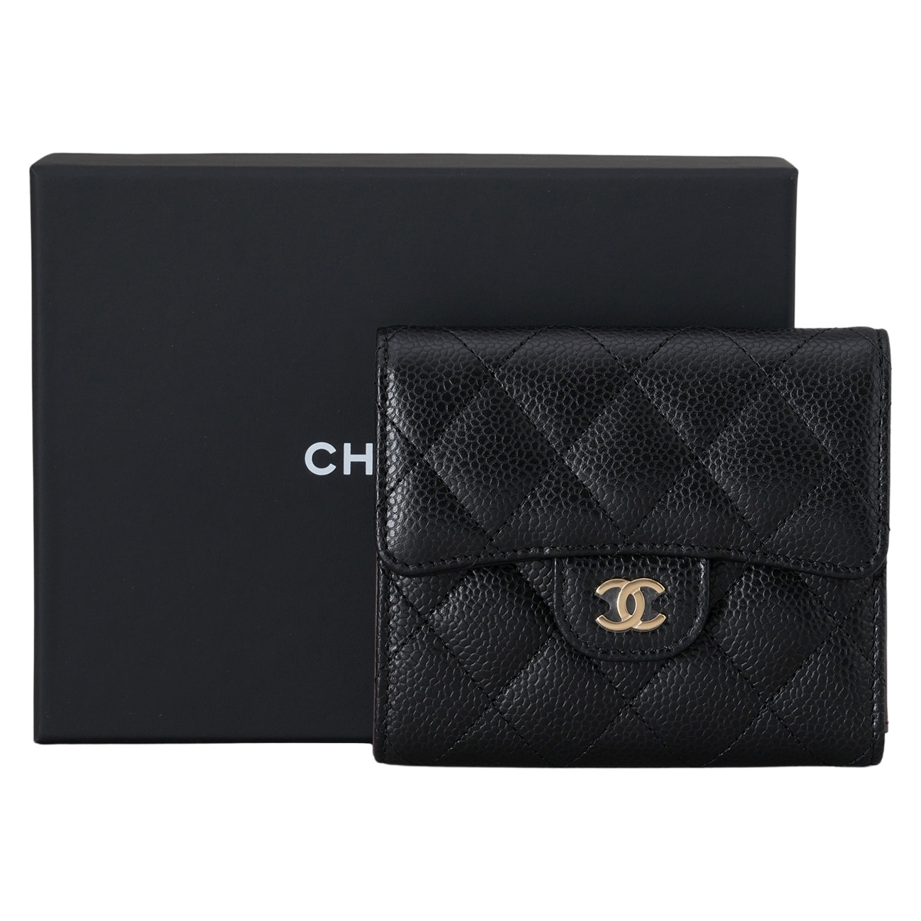 CHANEL(USED)샤넬 캐비어 클래식 반지갑