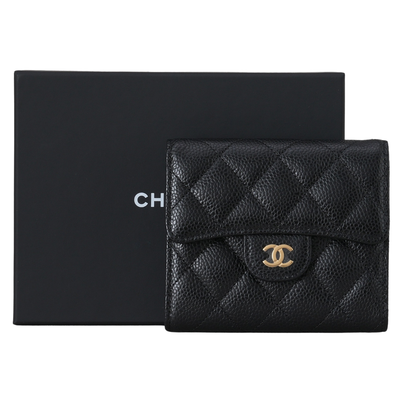 CHANEL(USED)샤넬 캐비어 클래식 반지갑