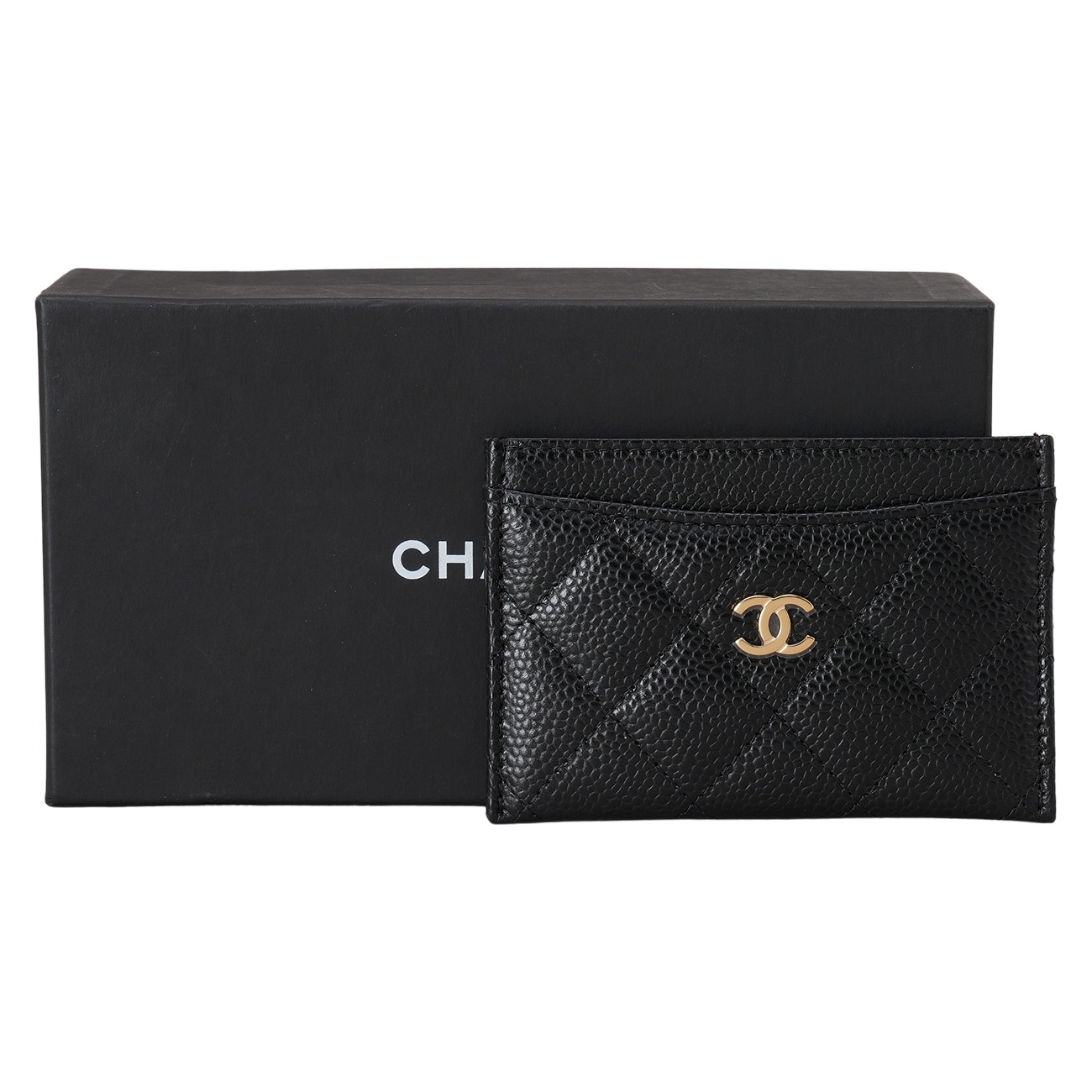 CHANEL(USED)샤넬 캐비어 클래식 카드홀더