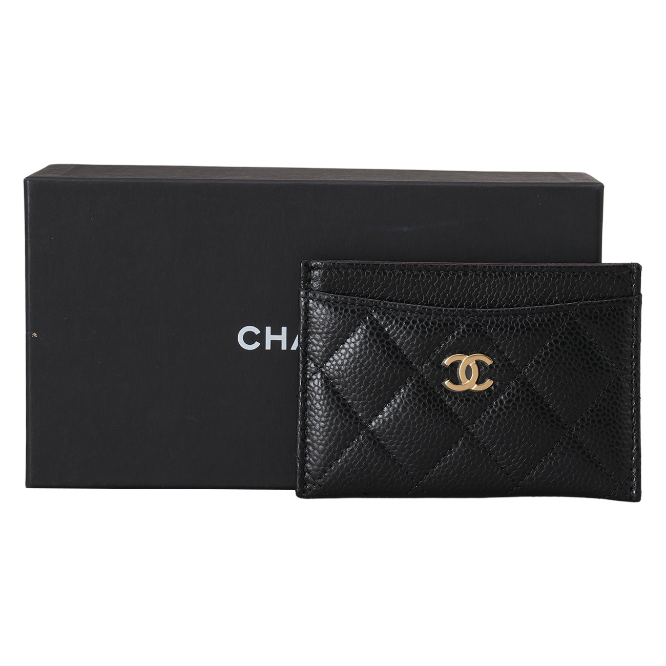 CHANEL(USED)샤넬 캐비어 클래식 카드홀더