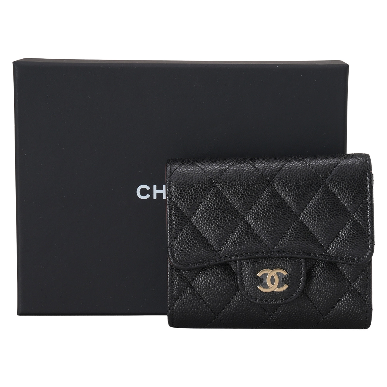 CHANEL(USED)샤넬 캐비어 클래식 반지갑