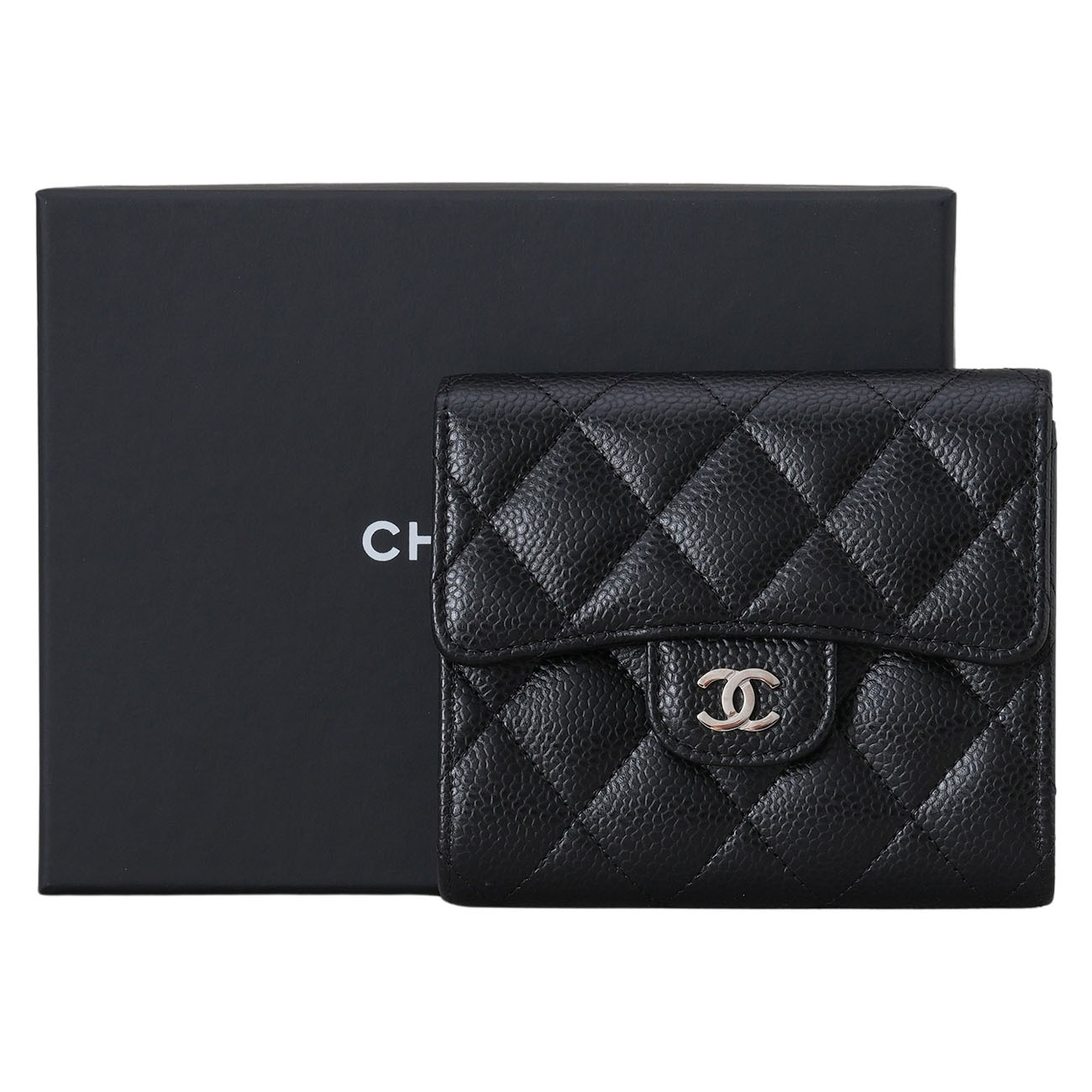 CHANEL(USED)샤넬 캐비어 클래식 카드지갑