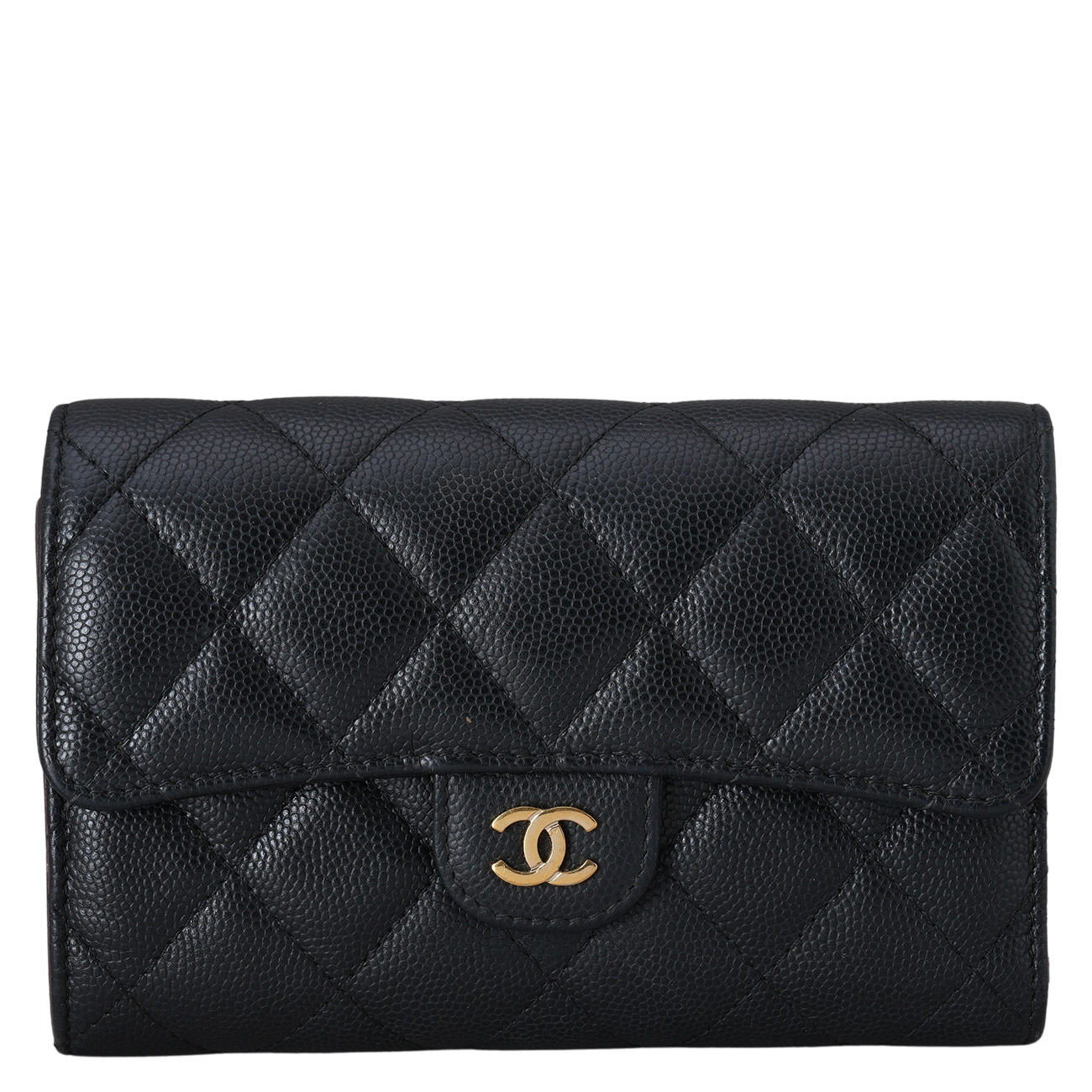 CHANEL(USED)샤넬 캐비어 클래식 중지갑
