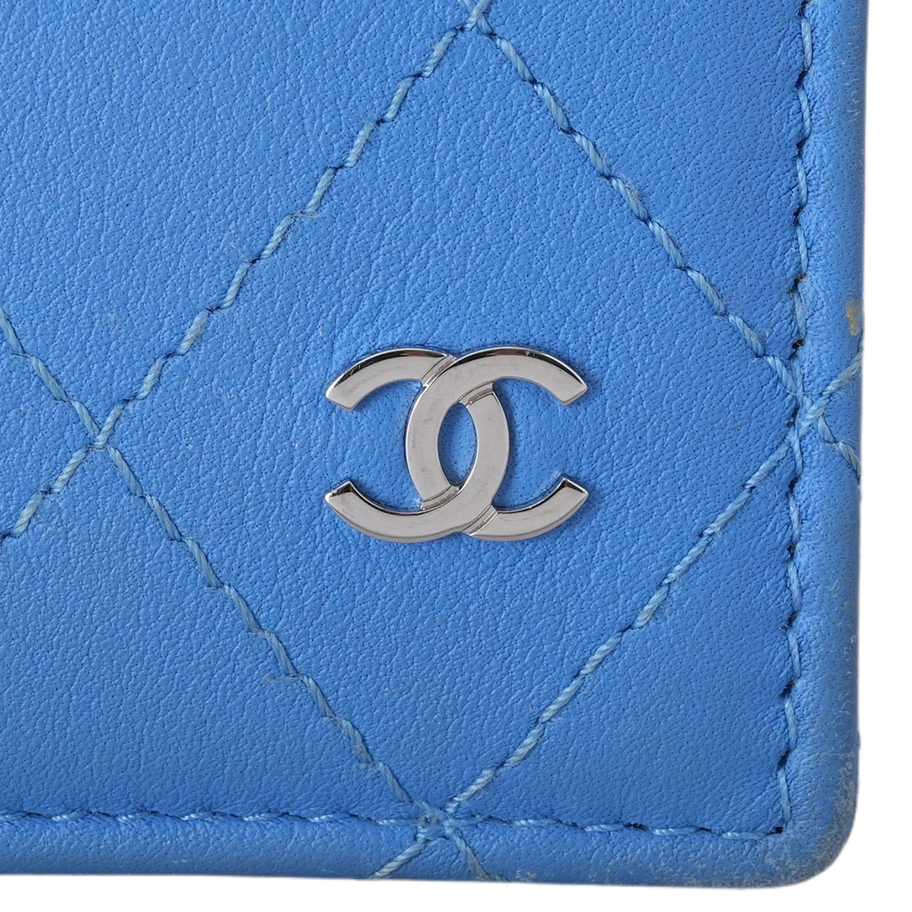 CHANEL(USED)샤넬 시즌 지퍼 카드지갑