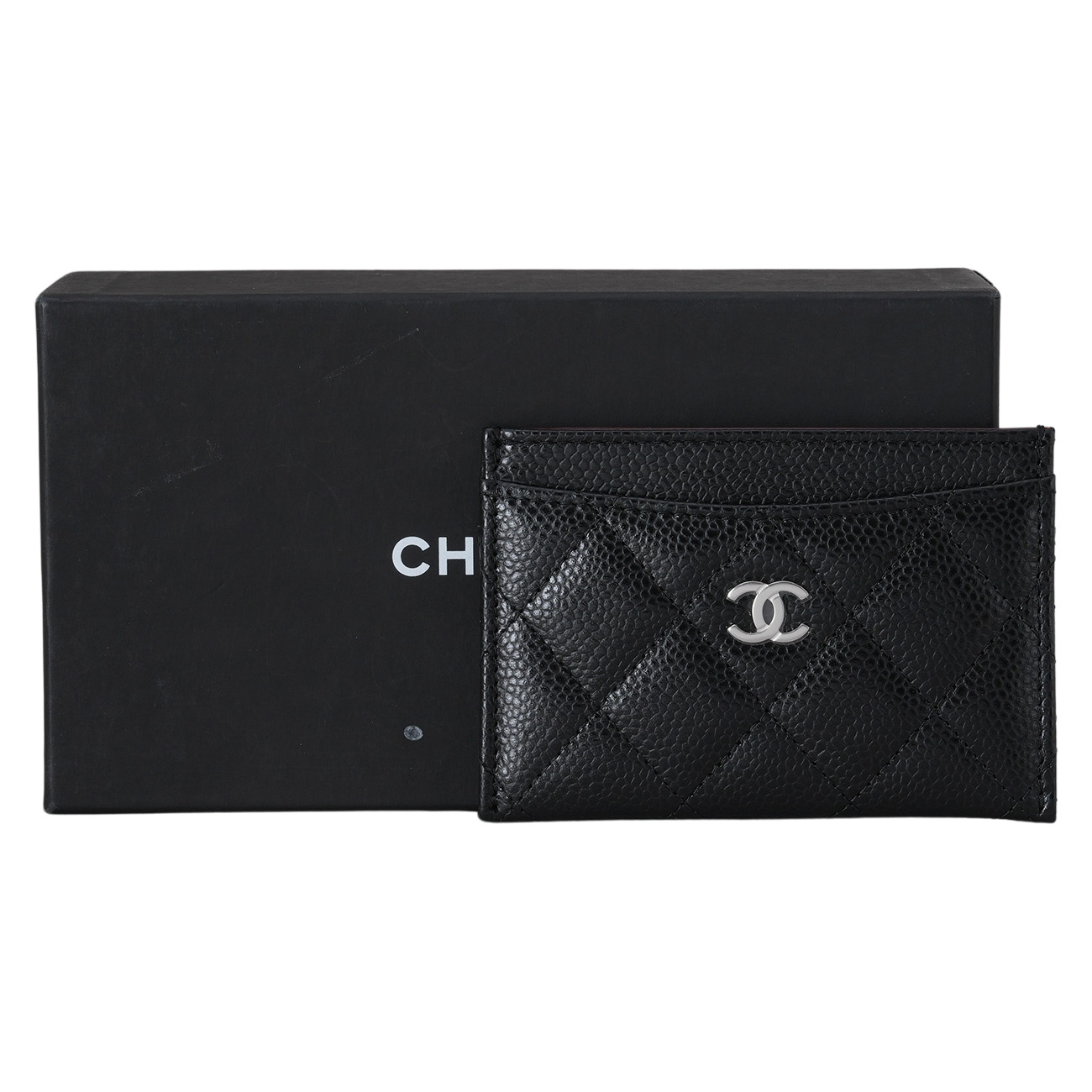 CHANEL(USED)샤넬 캐비어 클래식 카드홀더