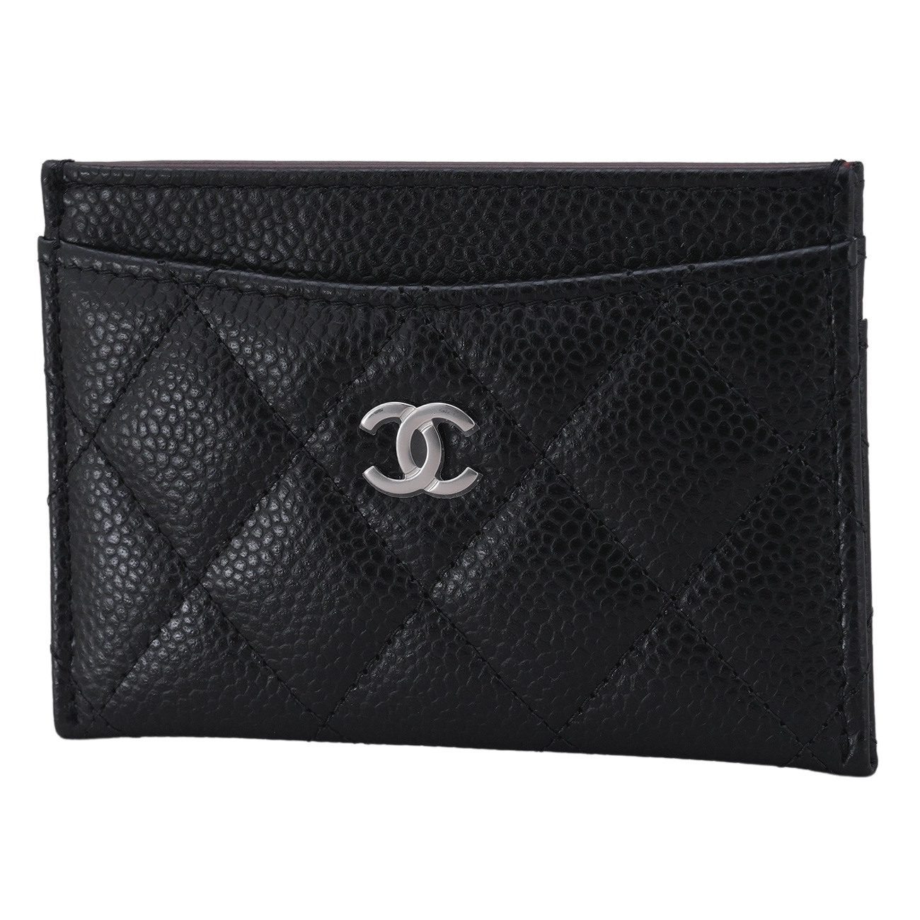 CHANEL(USED)샤넬 캐비어 클래식 카드홀더