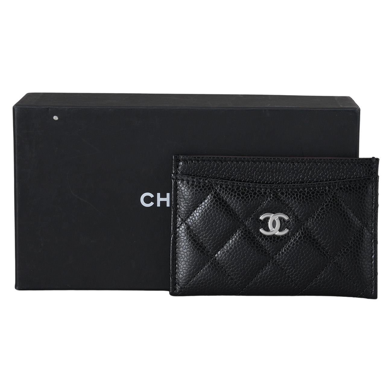 CHANEL(USED)샤넬 캐비어 클래식 카드홀더