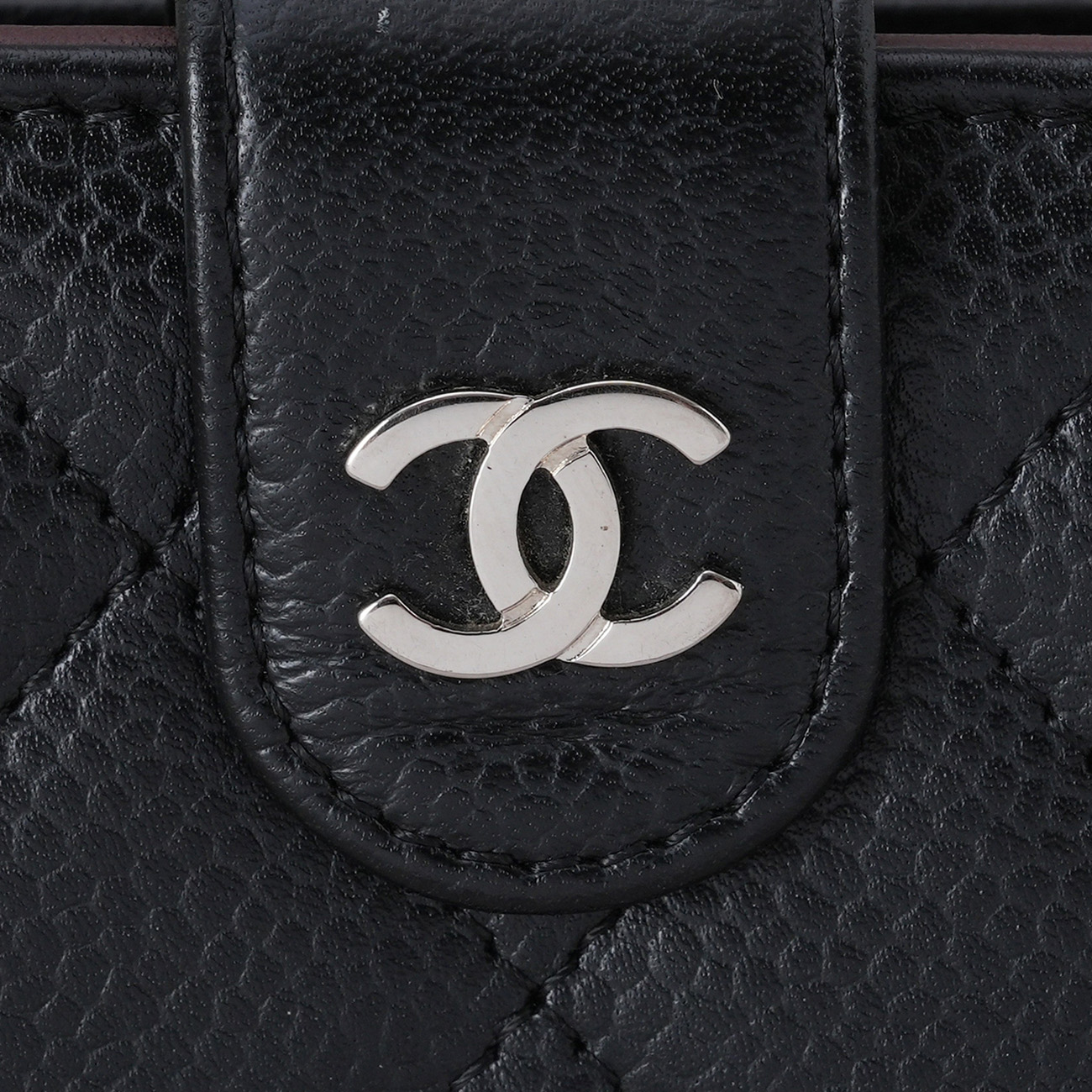 CHANEL(USED)샤넬 캐비어 다이어리 중지갑