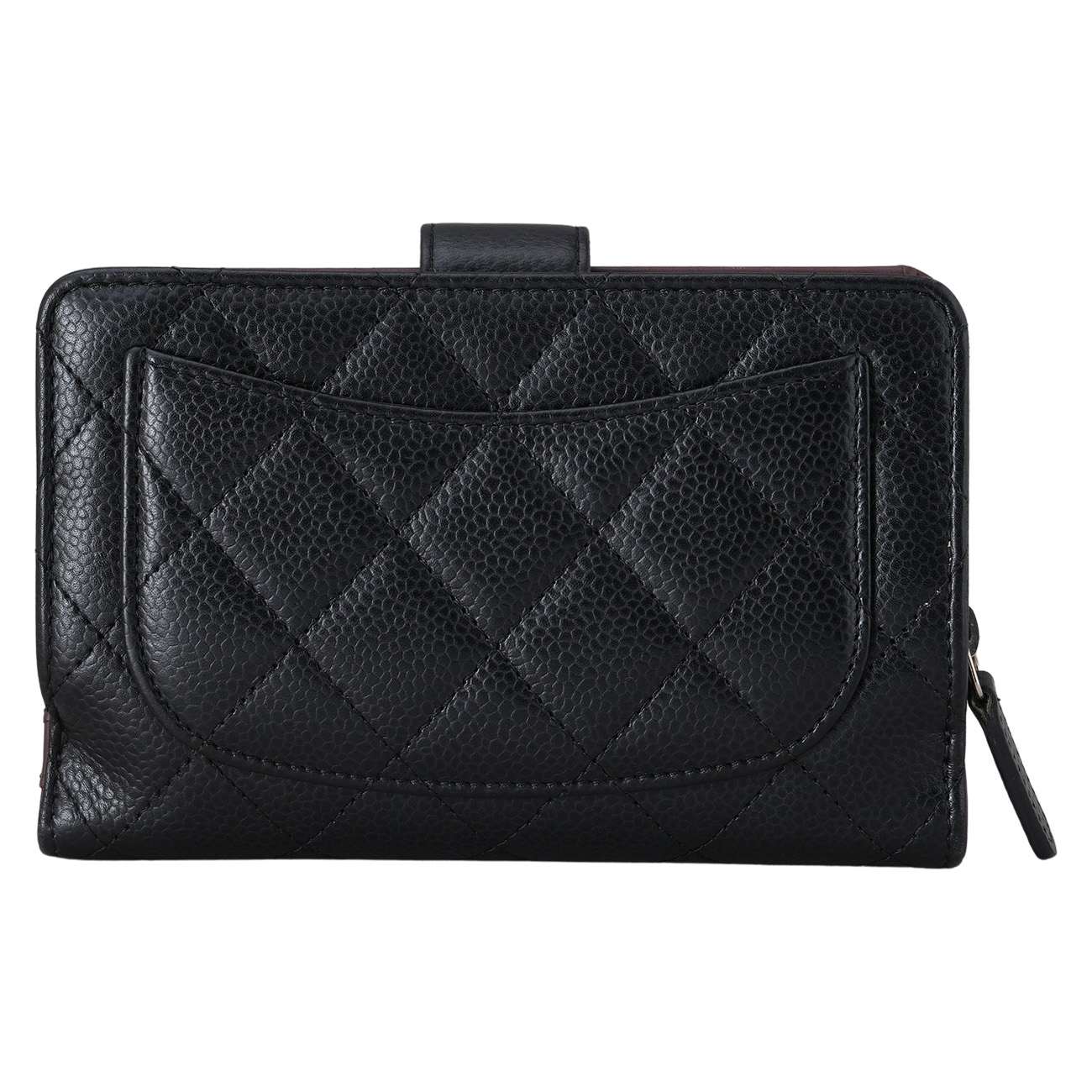CHANEL(USED)샤넬 캐비어 다이어리 중지갑