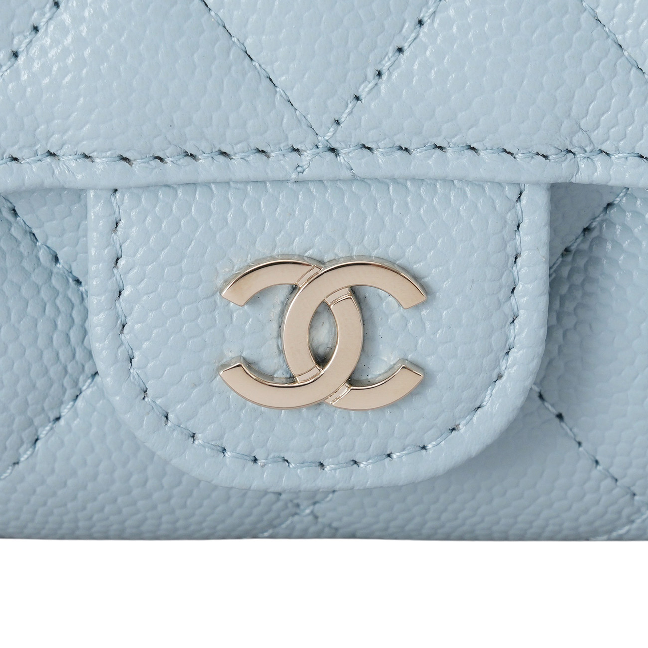 CHANEL(USED)샤넬 캐비어 클래식 플랩 카드지갑