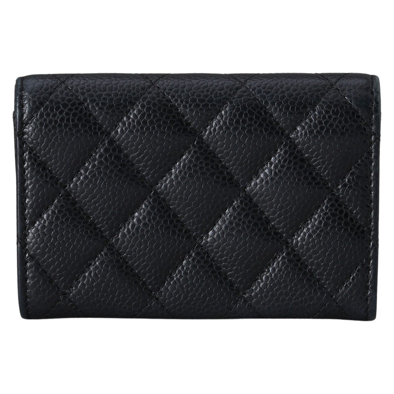 CHANEL(USED)샤넬 캐비어 클래식 카드지갑 블랙