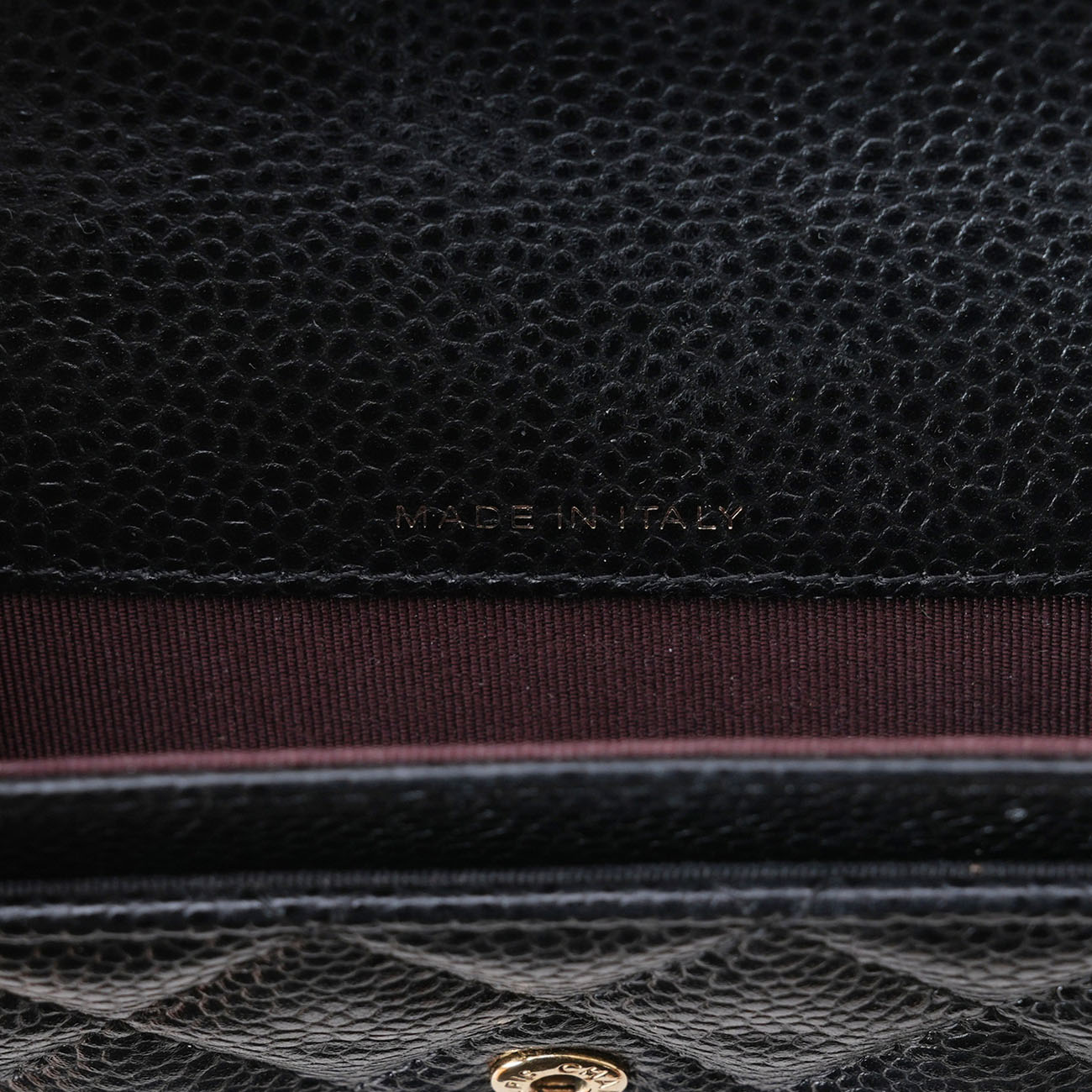 CHANEL(USED)샤넬 캐비어 클래식 카드지갑 블랙