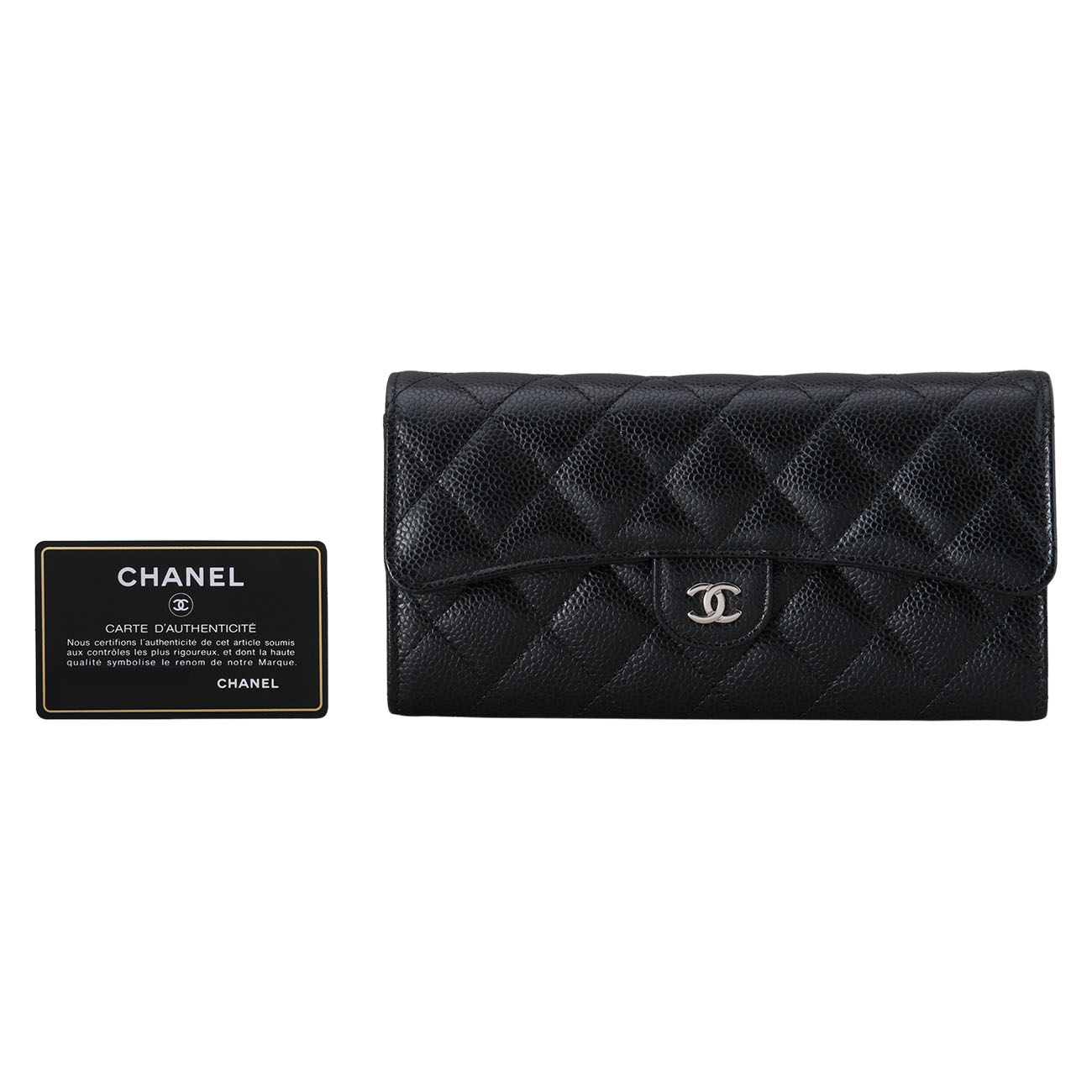 CHANEL(USED)샤넬 캐비어 클래식 장지갑