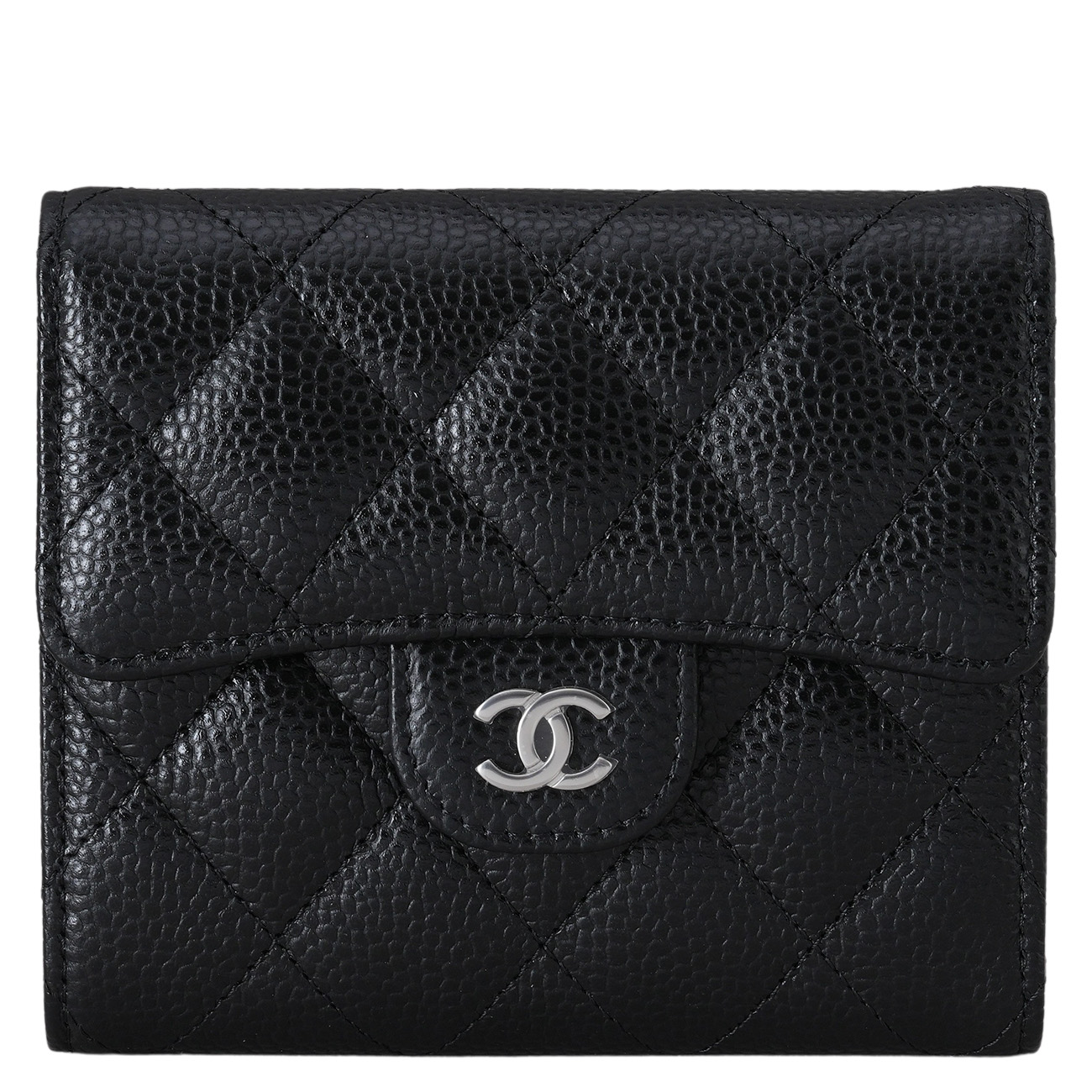 CHANEL(NEW)샤넬 캐비어 클래식 반지갑 (새상품)