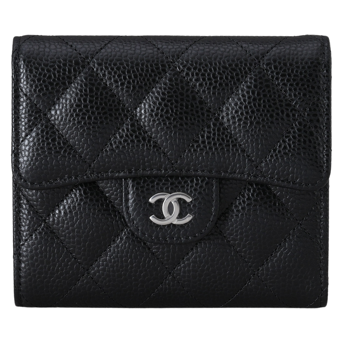 CHANEL(NEW)샤넬 캐비어 클래식 반지갑 (새상품)