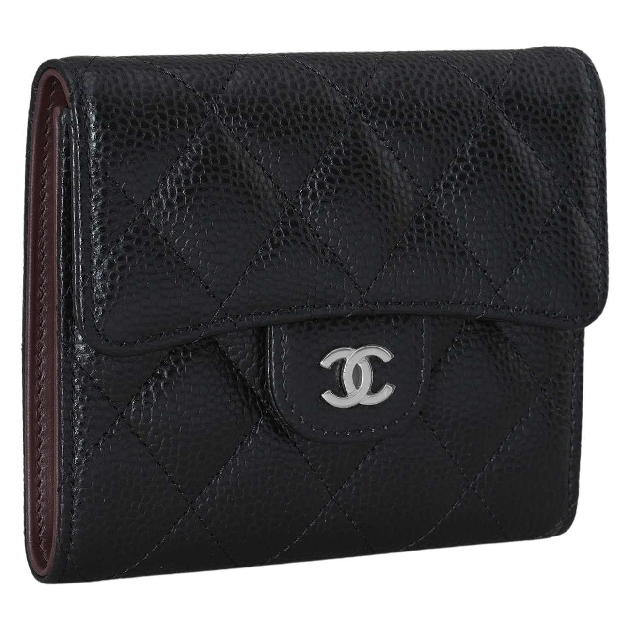 CHANEL(NEW)샤넬 캐비어 클래식 반지갑 (새상품)