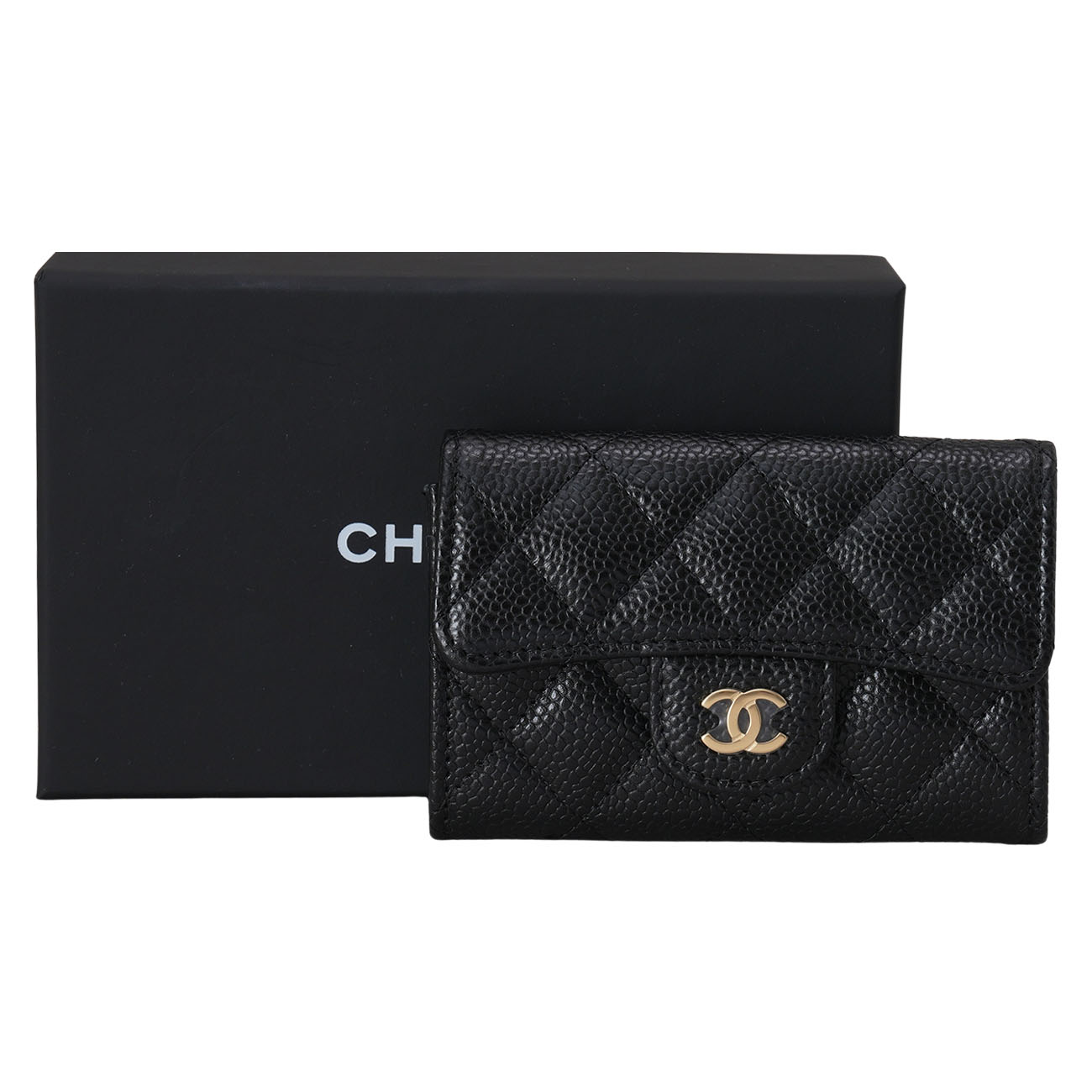 CHANEL(NEW)샤넬 캐비어 클래식 카드지갑