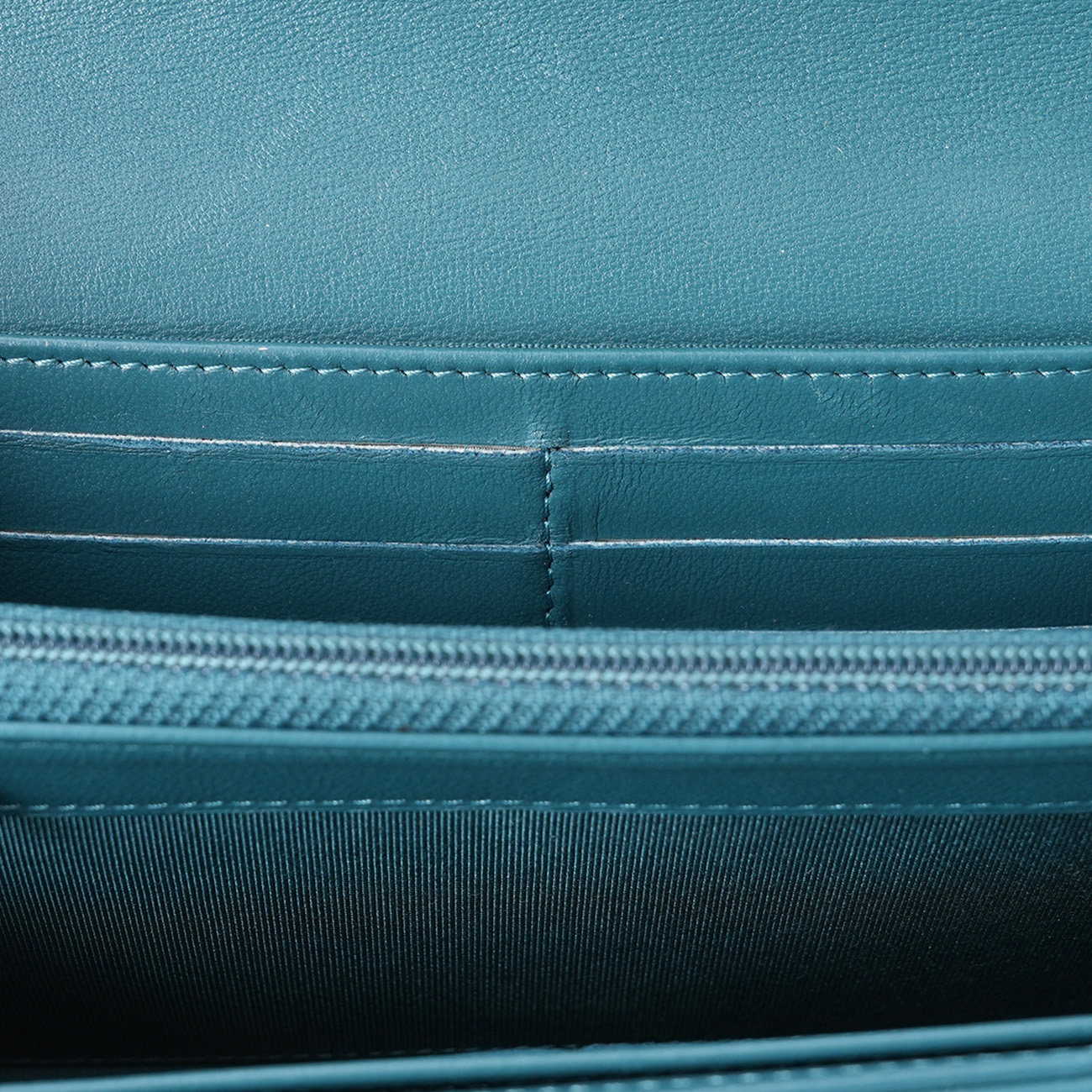 CHANEL(USED)샤넬 램스킨 쉐브론 장지갑