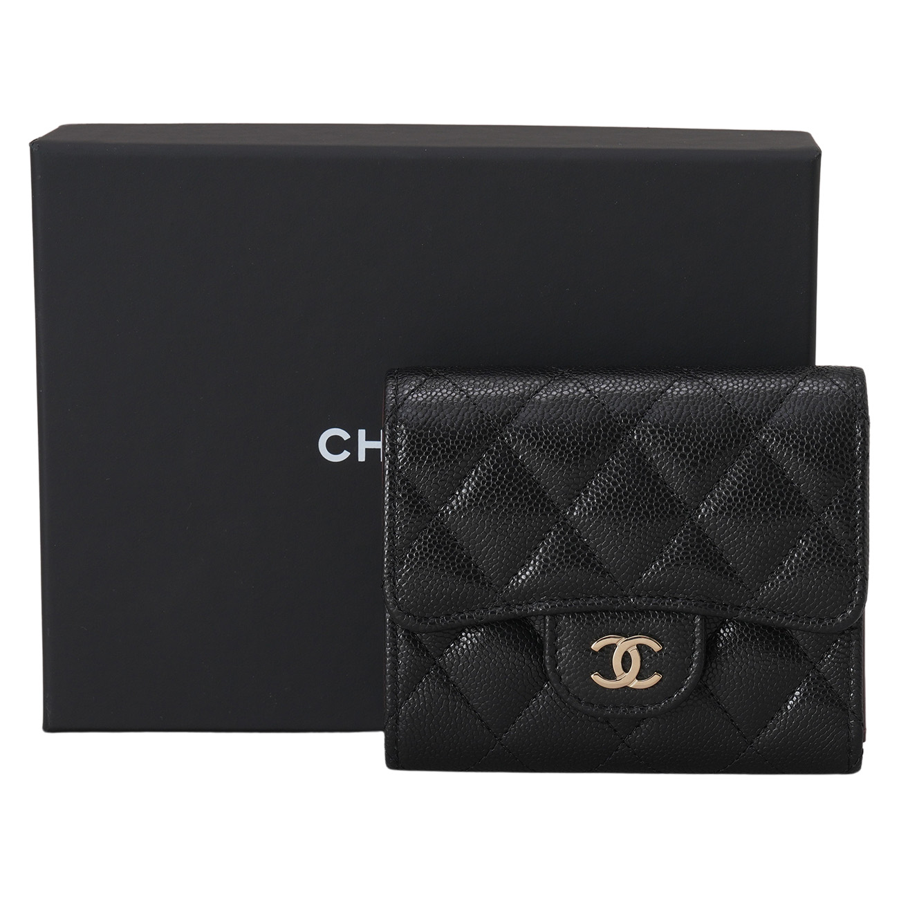 CHANEL(USED)샤넬 캐비어 클래식 반지갑