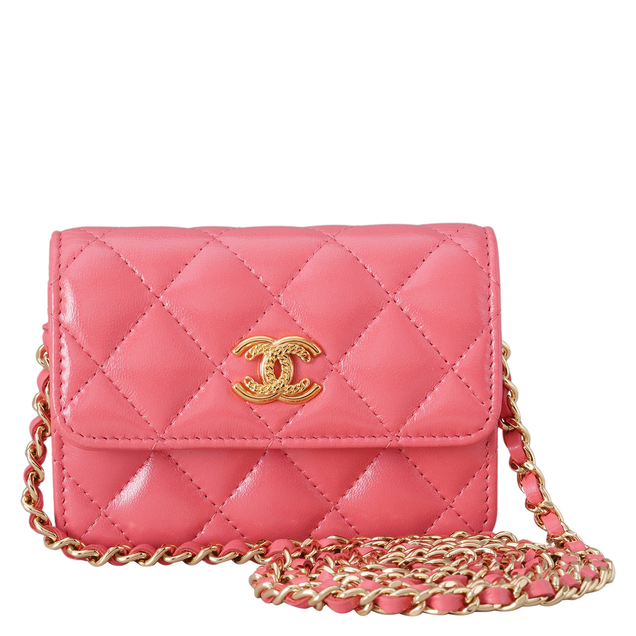 CHANEL(USED)샤넬 체인 카드지갑