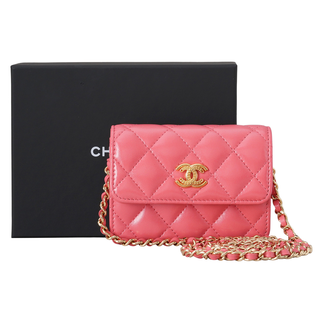 CHANEL(USED)샤넬 체인 카드지갑