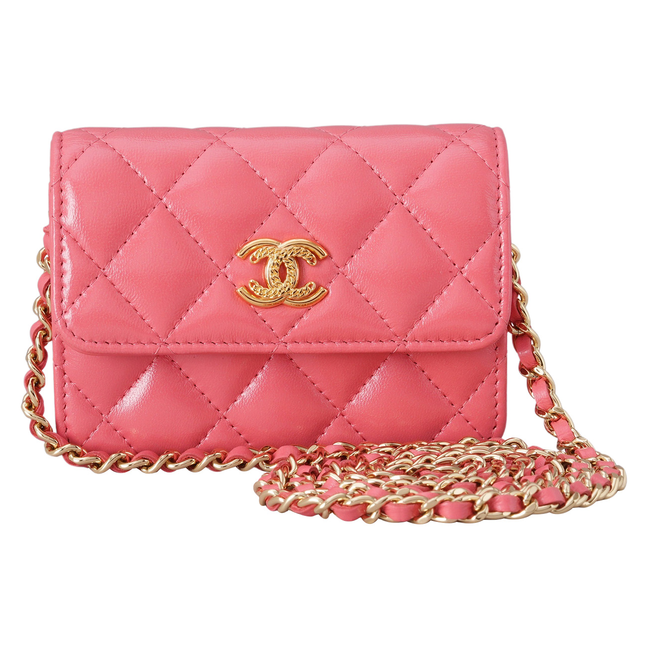 CHANEL(USED)샤넬 체인 카드지갑