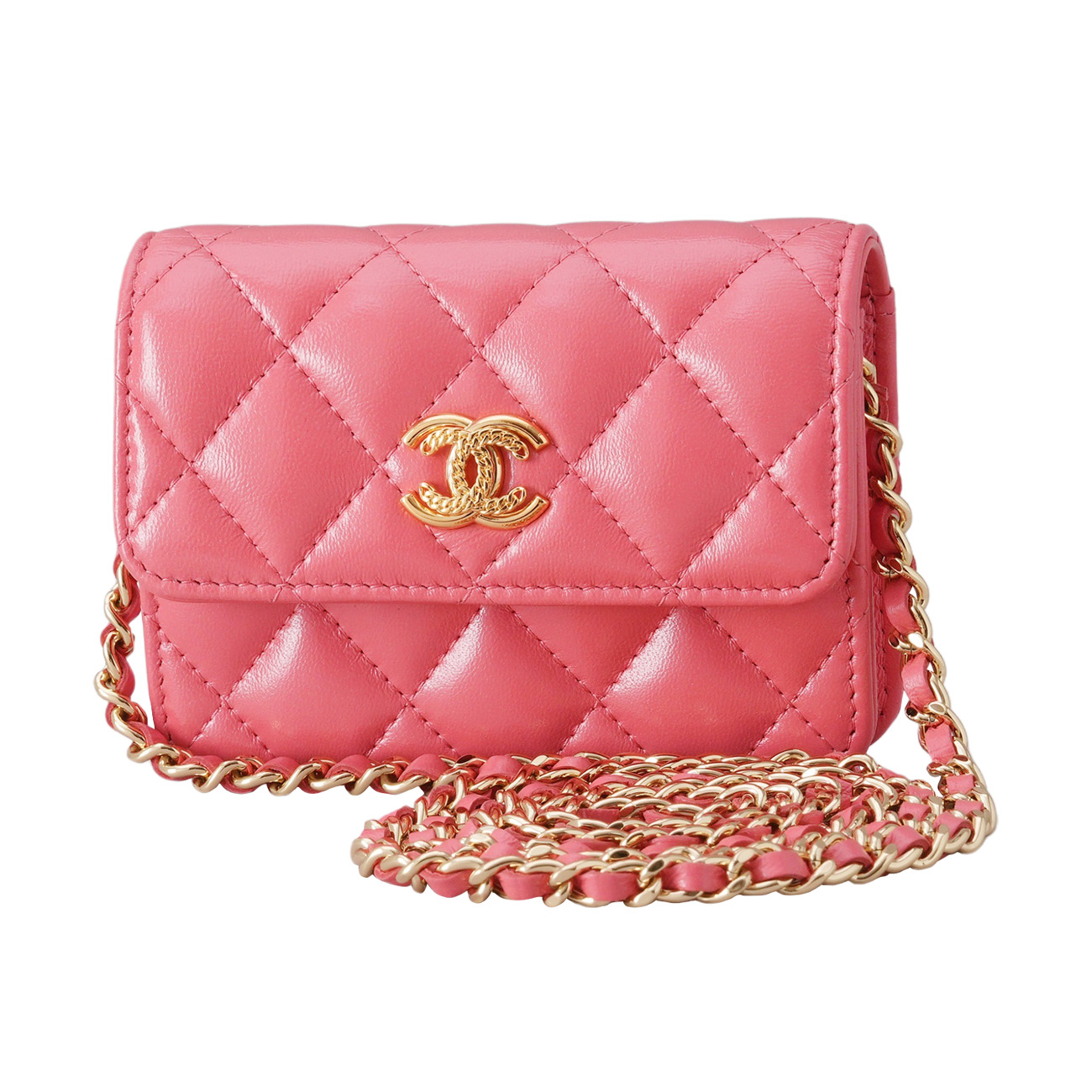 CHANEL(USED)샤넬 체인 카드지갑