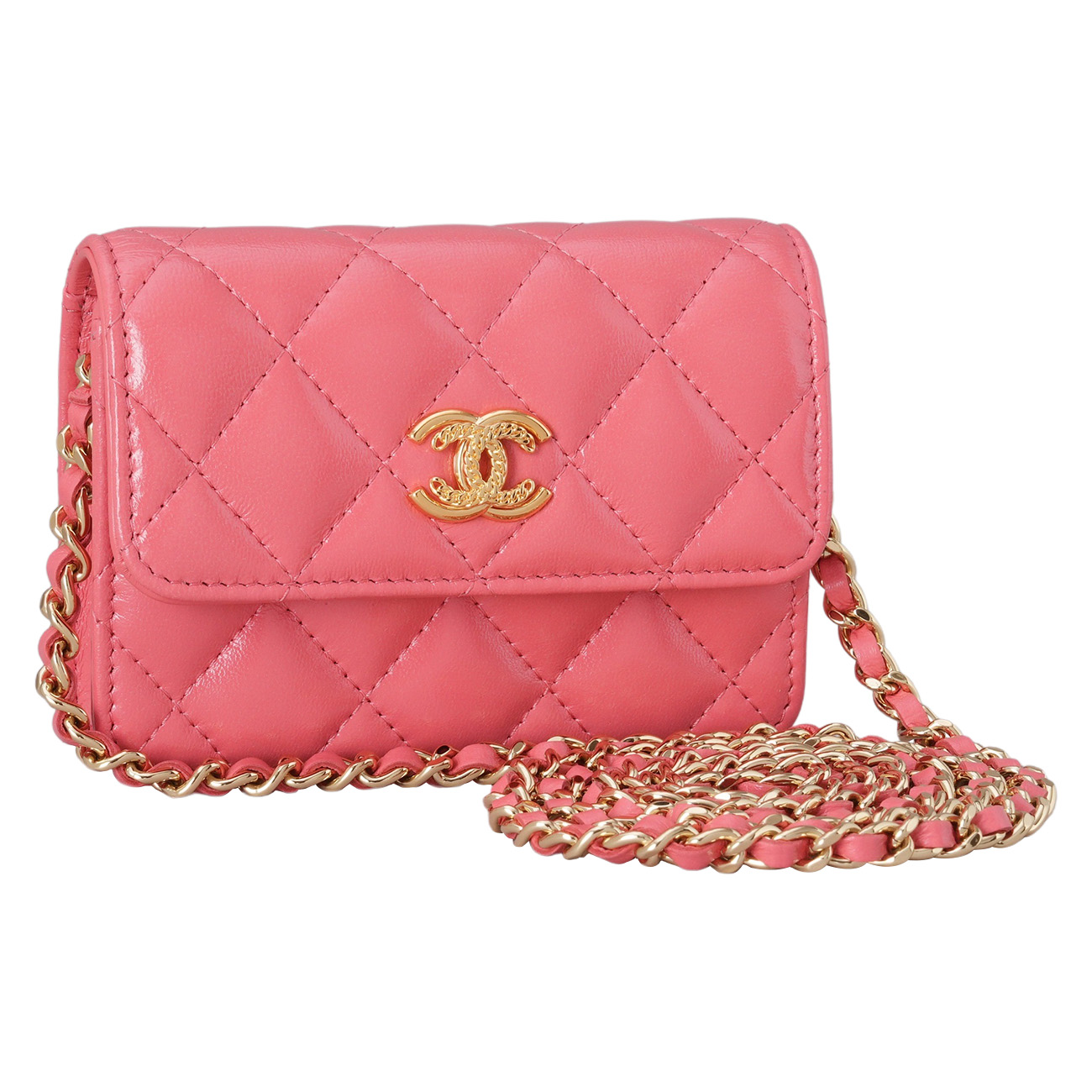 CHANEL(USED)샤넬 체인 카드지갑