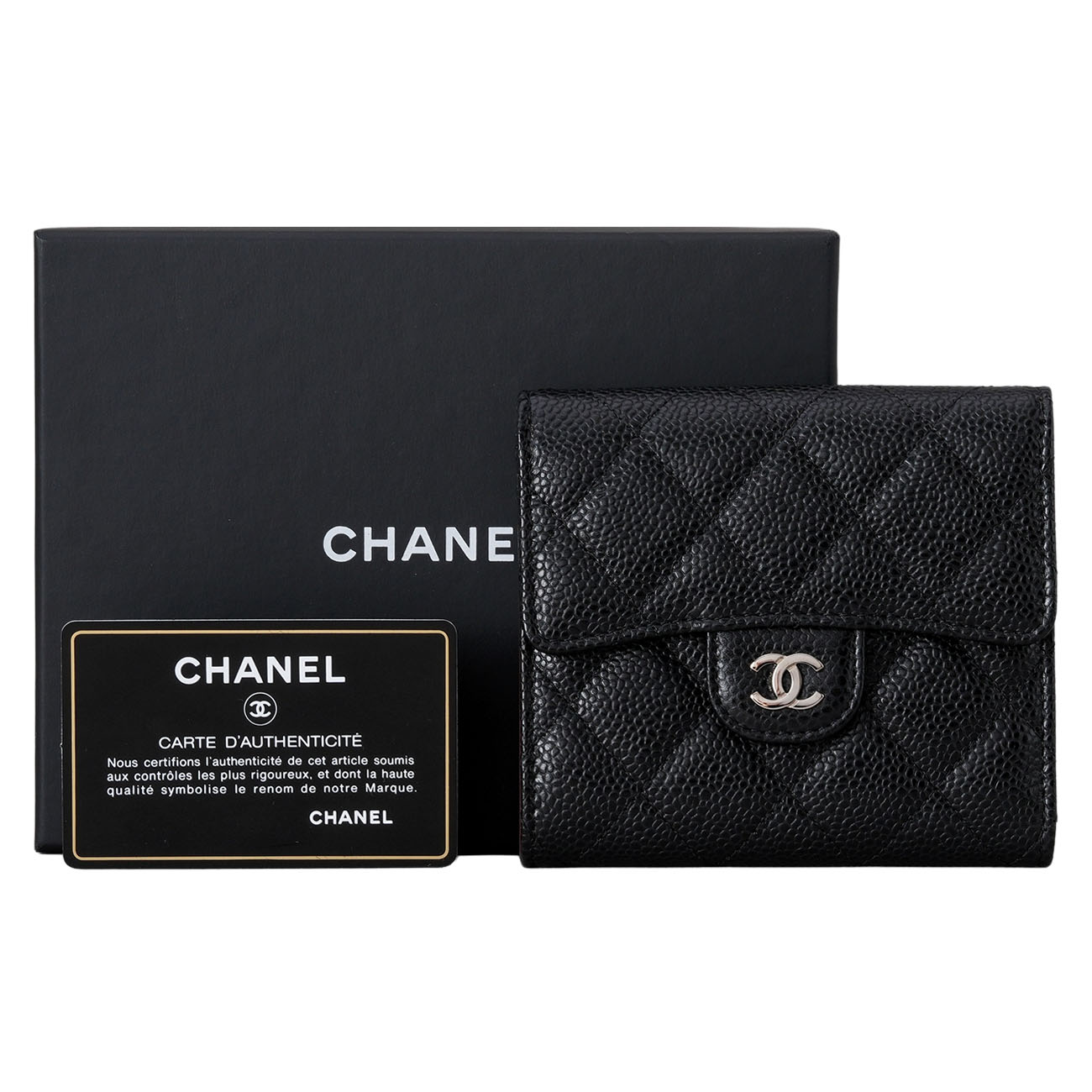 CHANEL(USED)샤넬 캐비어 클래식 반지갑