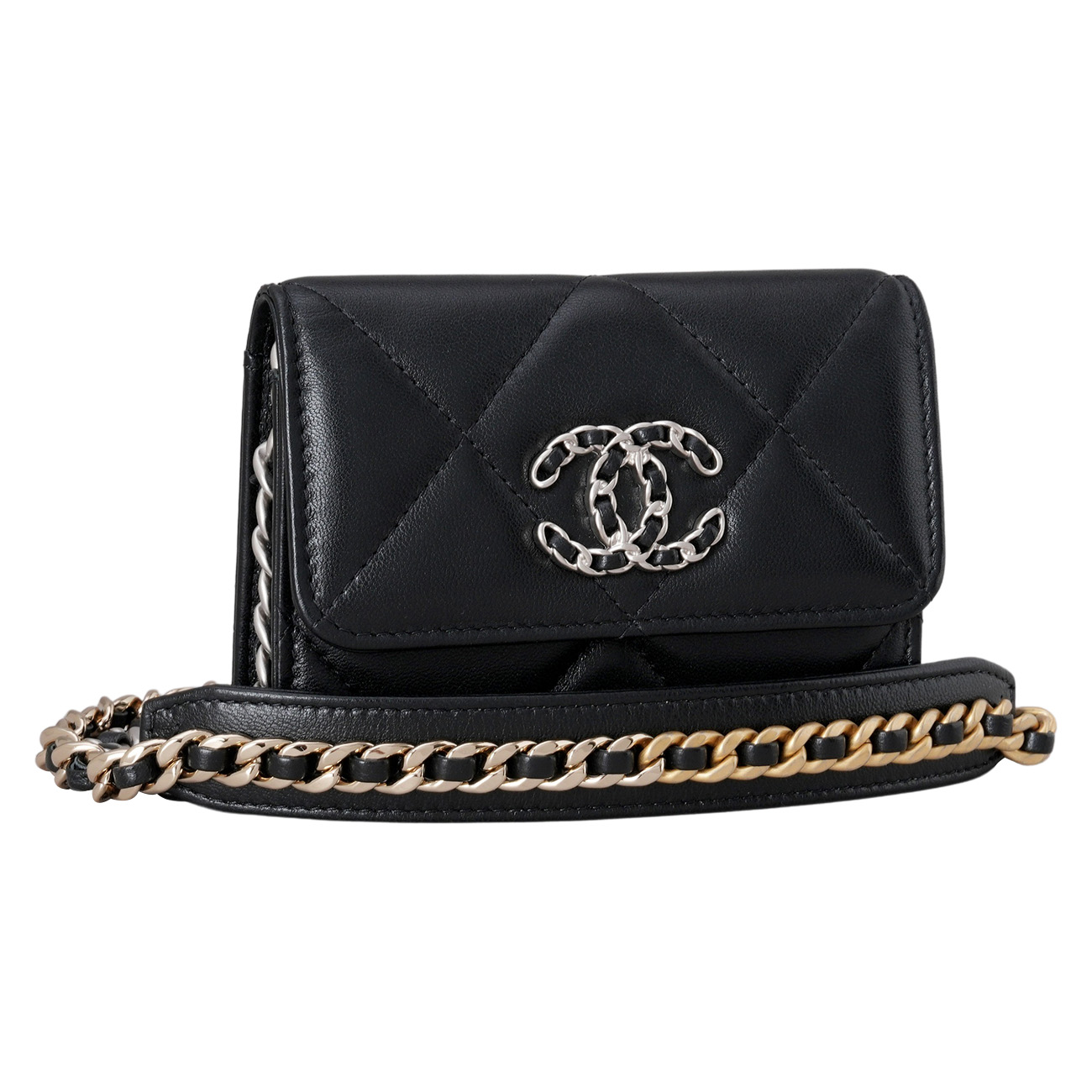 CHANEL(USED)샤넬 AP2522 19 체인 미니 카드지갑