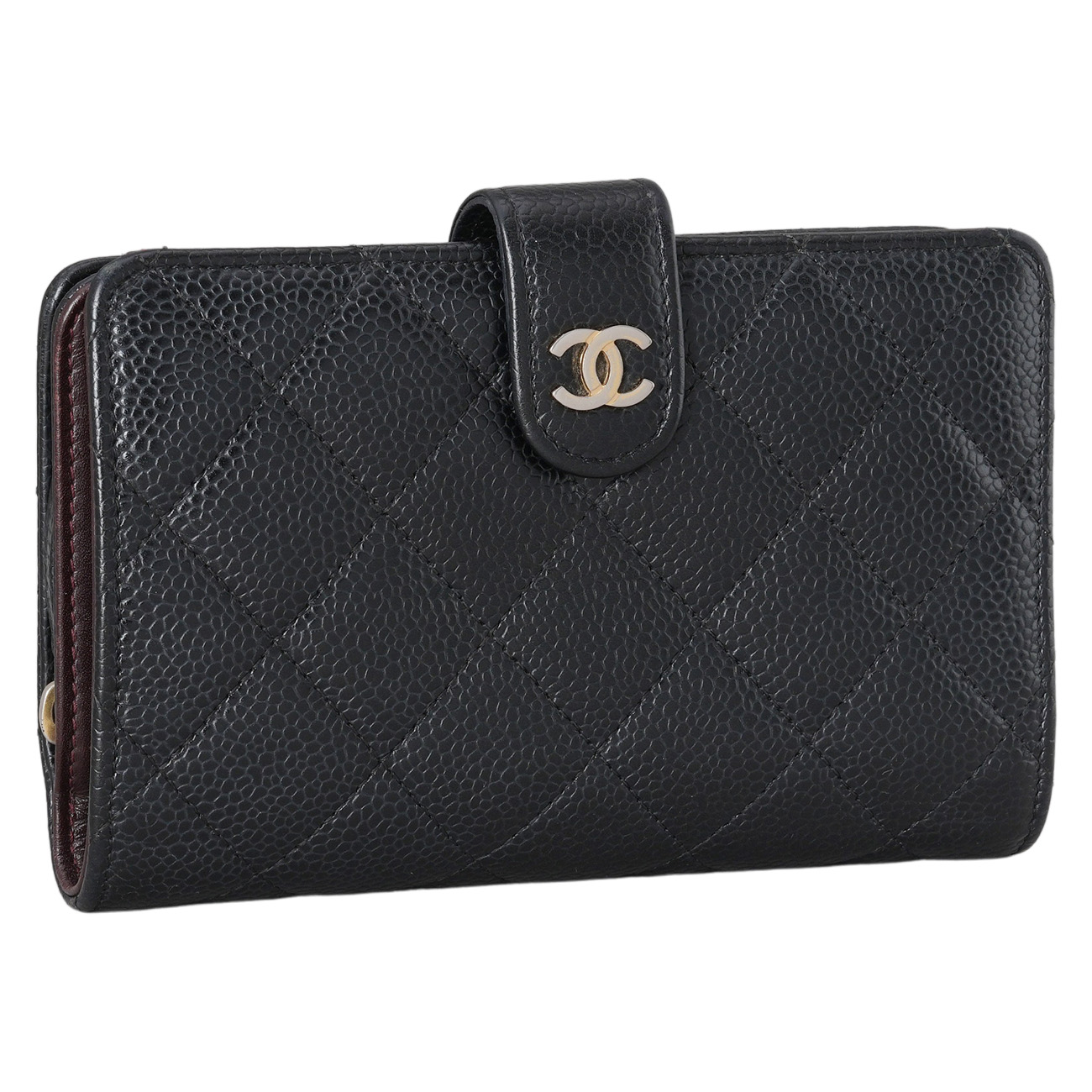 CHANEL(USED)샤넬 캐비어 중지갑