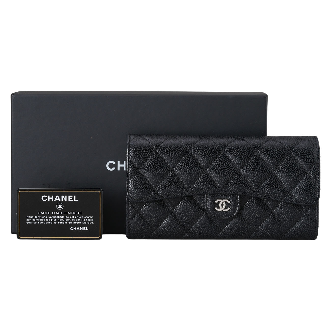 CHANEL(USED)샤넬 캐비어 클래식 장지갑