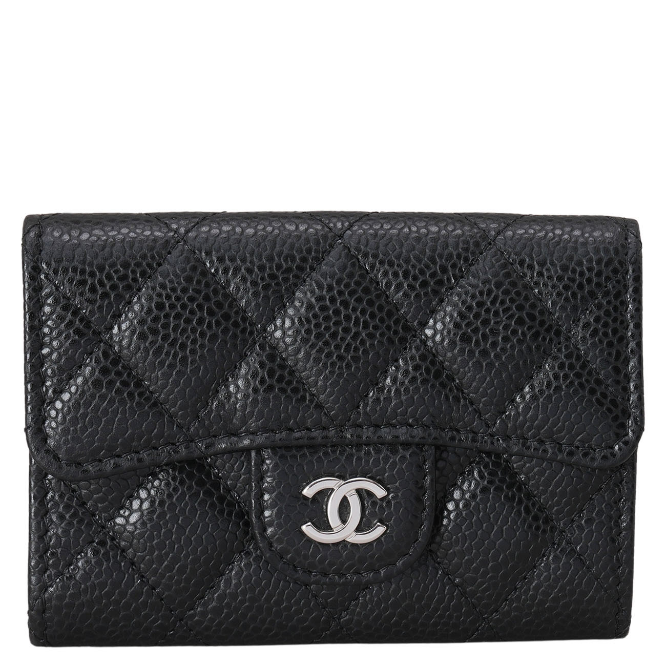 CHANEL(USED)샤넬 캐비어 클래식 카드지갑