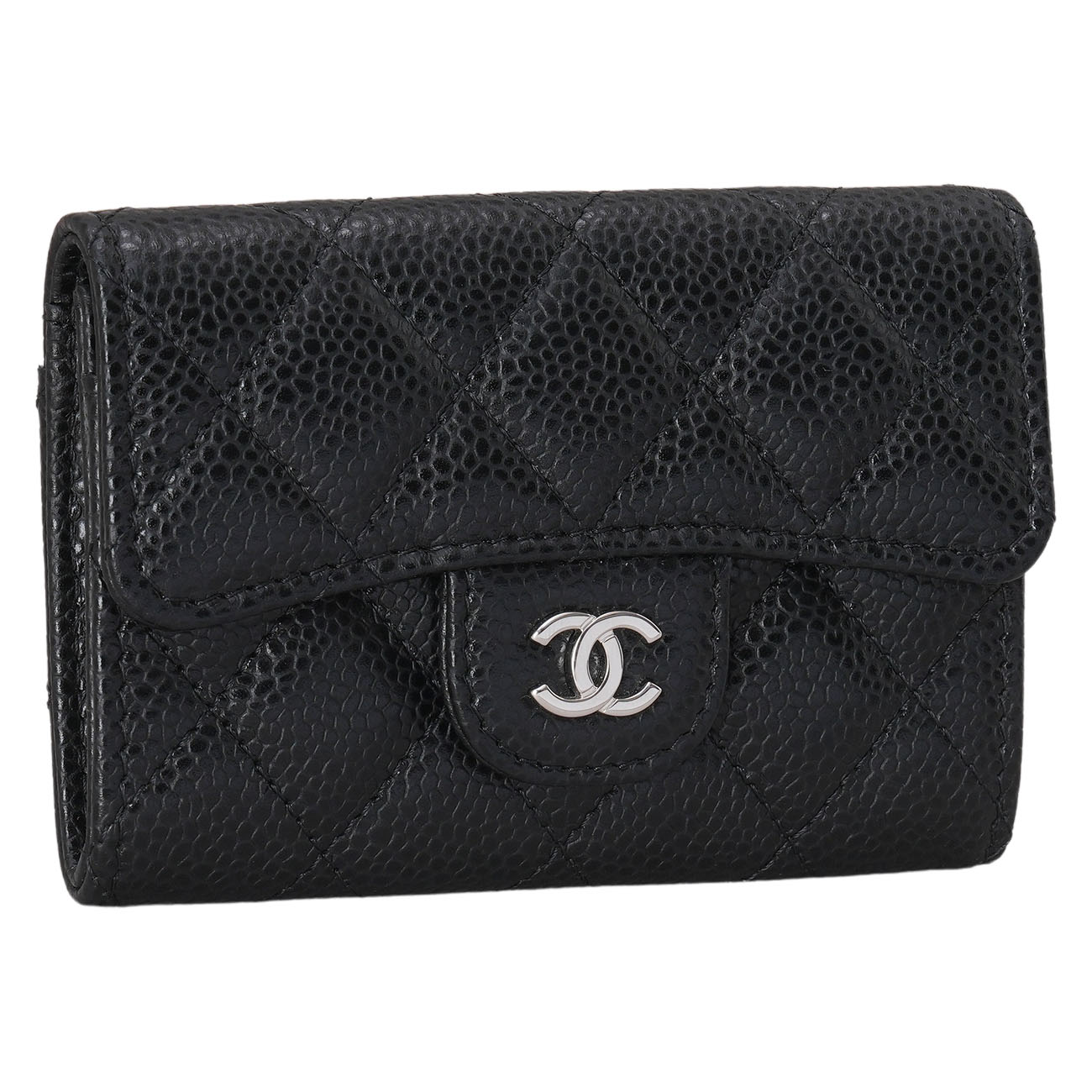 CHANEL(USED)샤넬 캐비어 클래식 카드지갑