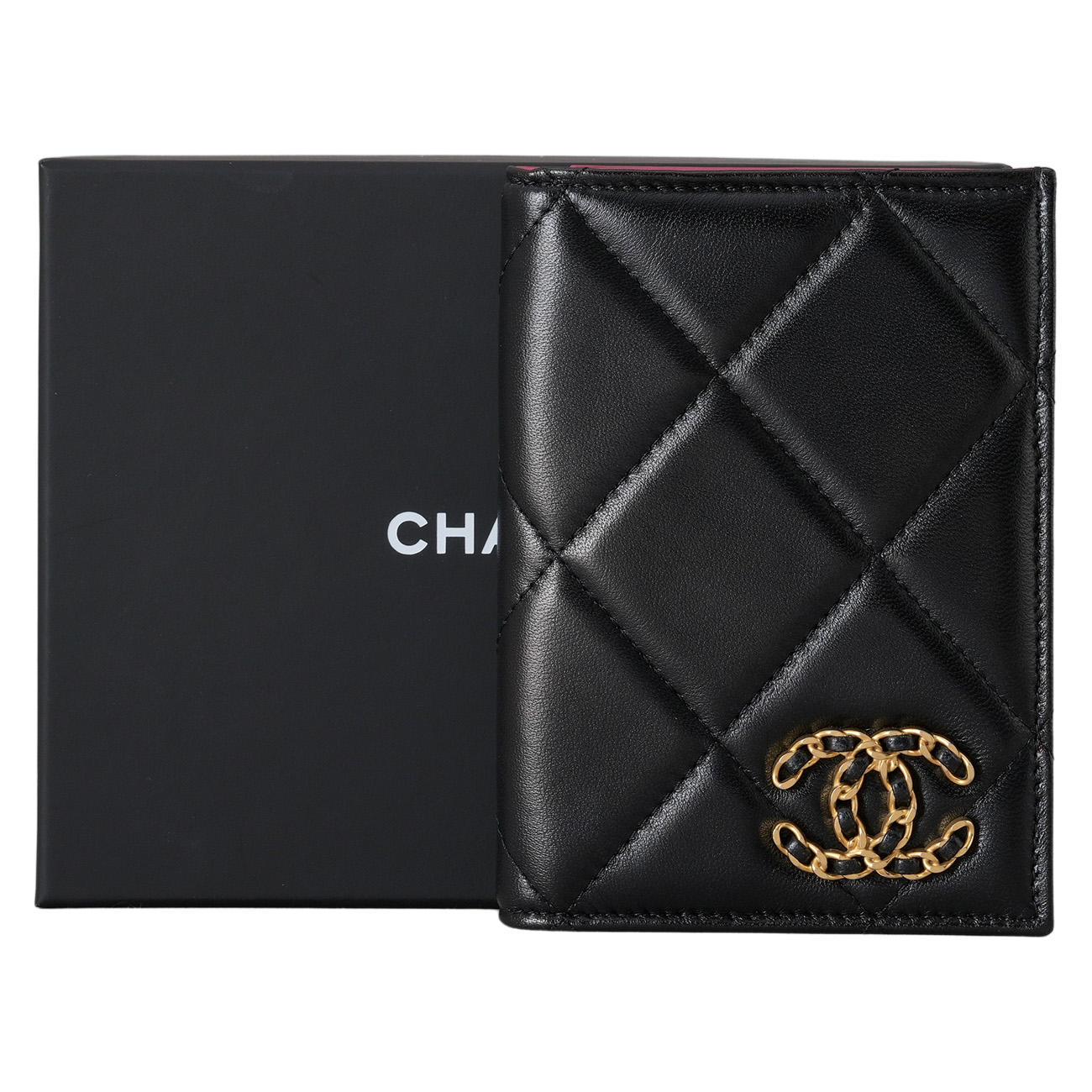 CHANEL(USED)샤넬 19 패스포트 월릿