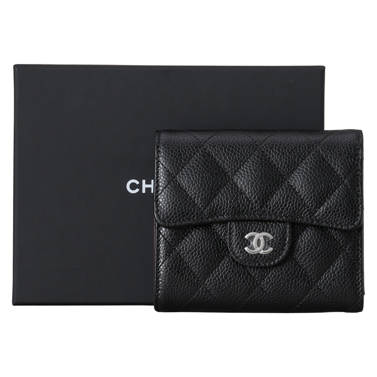 CHANEL(USED)샤넬 캐비어 클래식 반지갑