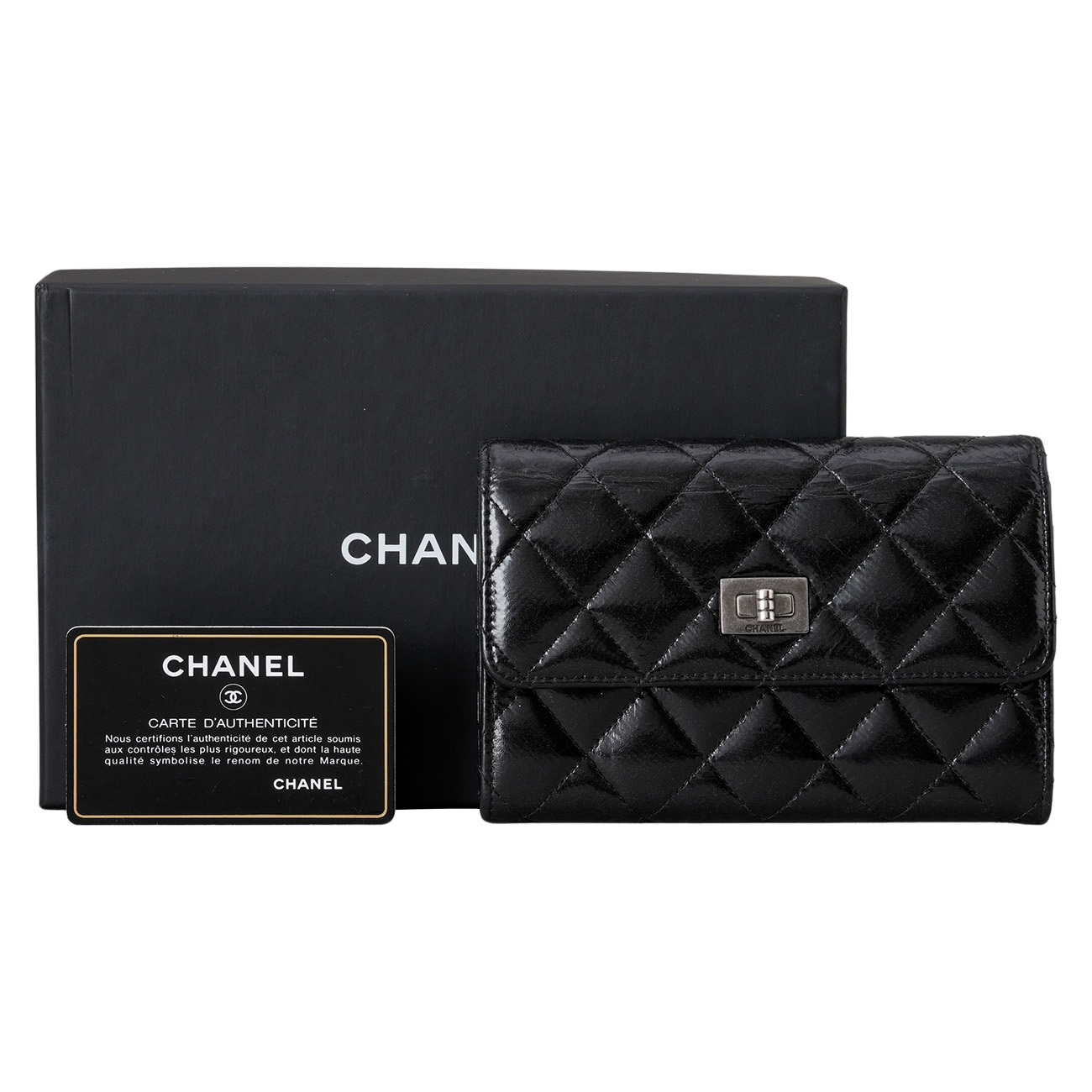 CHANEL(USED)샤넬 2.55 빈티지 플랩 반지갑