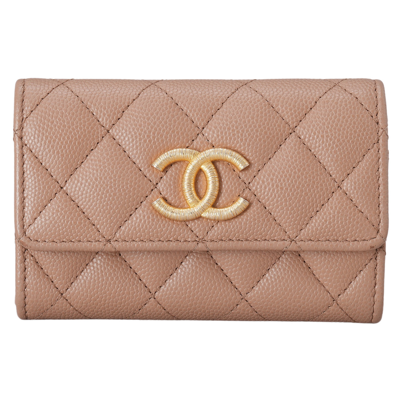 CHANEL(USED)샤넬 캐비어 시즌 카드지갑