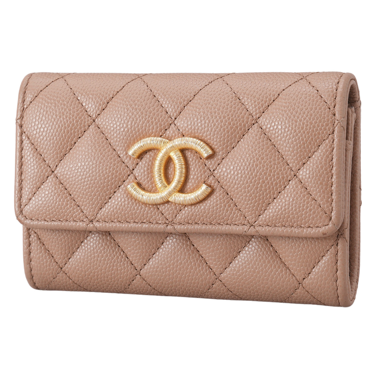 CHANEL(USED)샤넬 캐비어 시즌 카드지갑